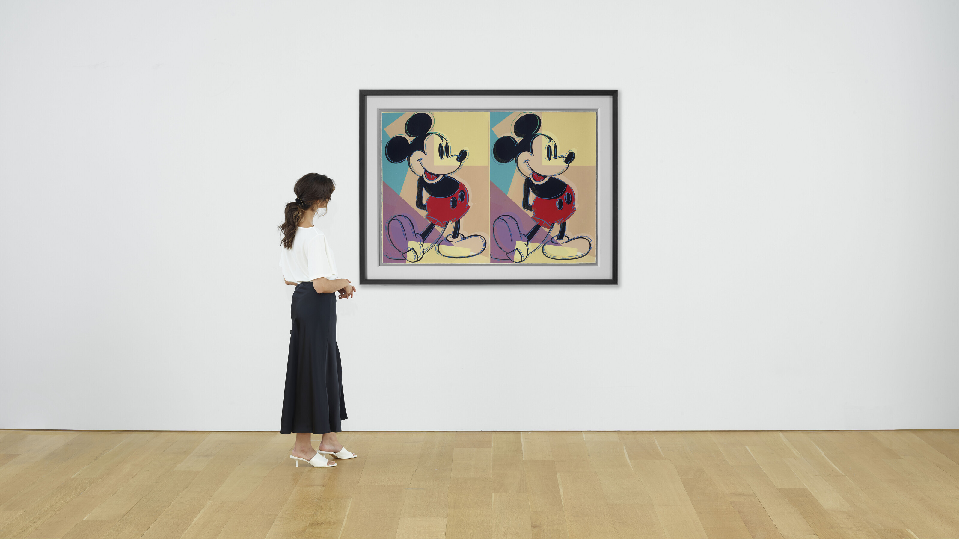 mickey mouse drawing andy warhol