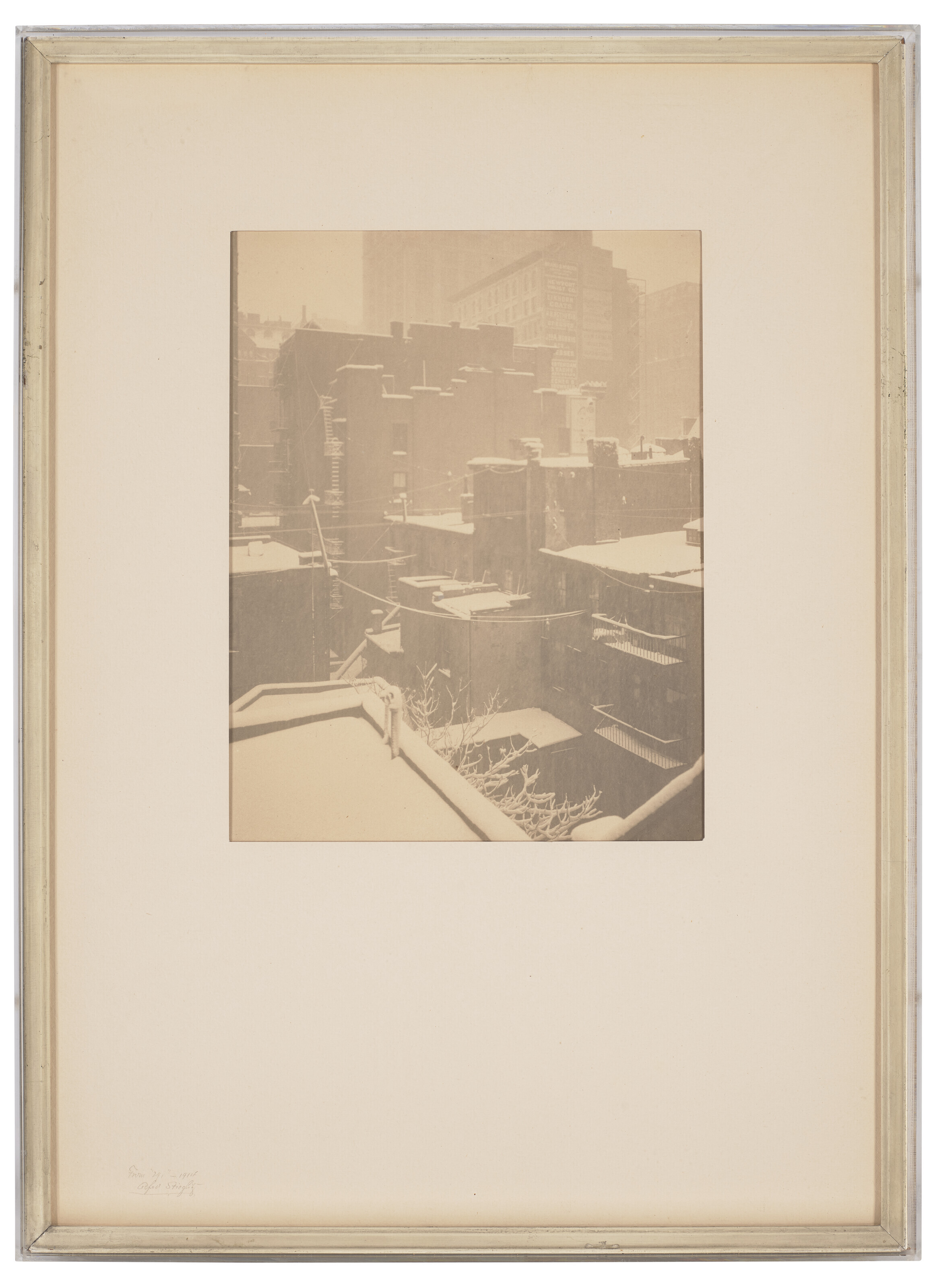 ALFRED STIEGLITZ (1864–1946), From the Back-Window - '291', 1915