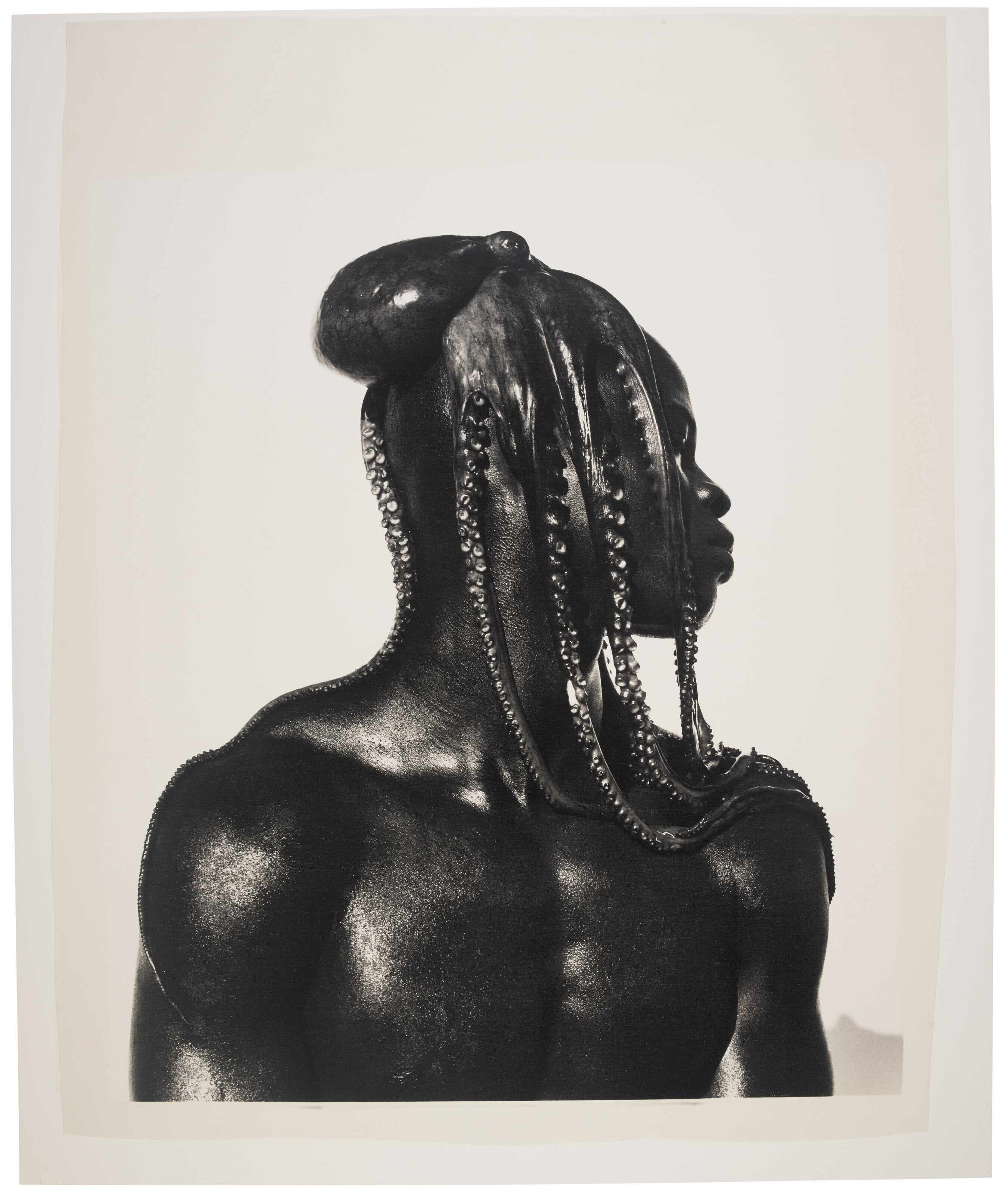 HERB RITTS (1952–2002), Djimon with Octopus, Hollywood, 1989