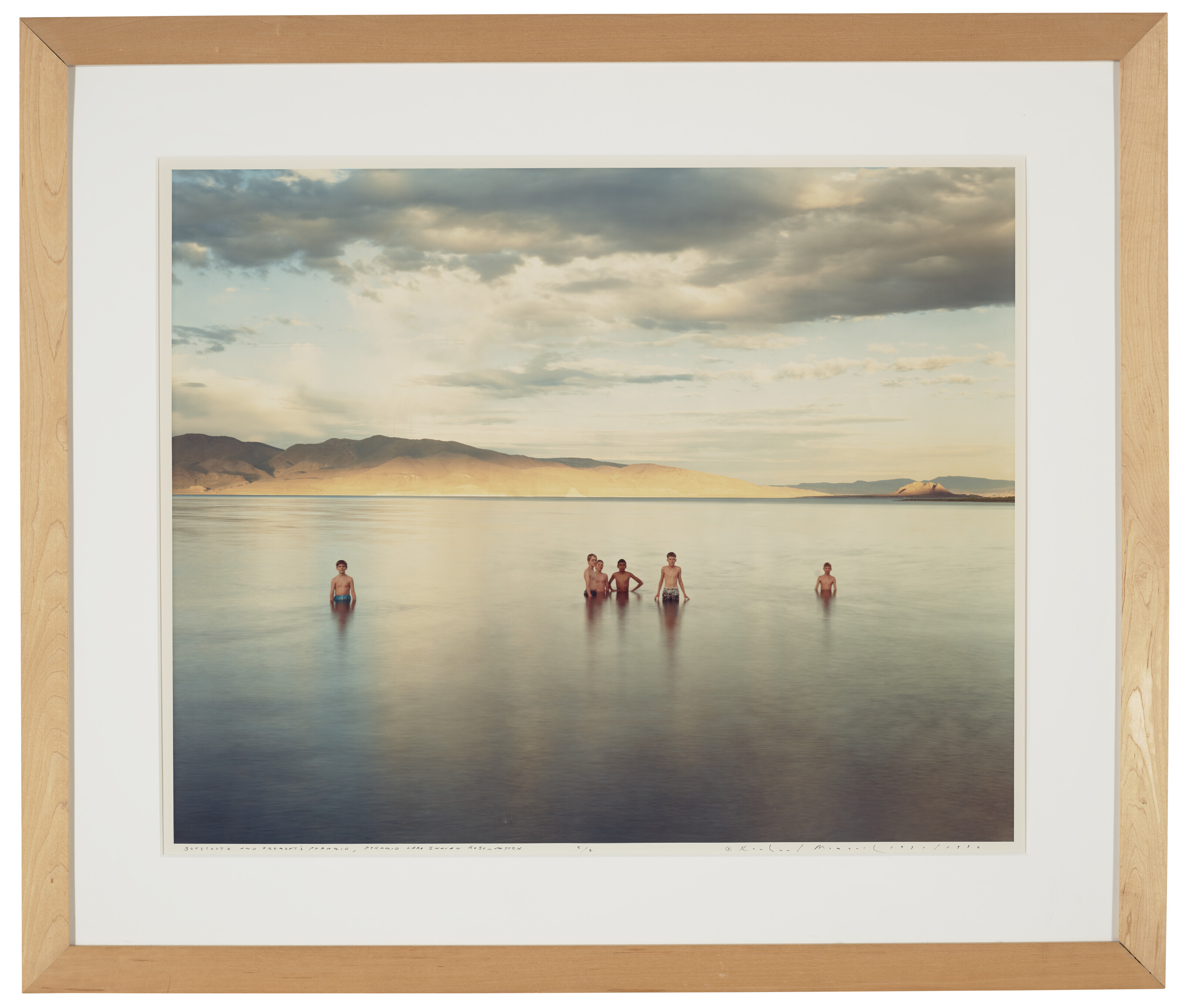 RICHARD MISRACH (B. 1949), Boy Scouts and Fremont's Pyramid