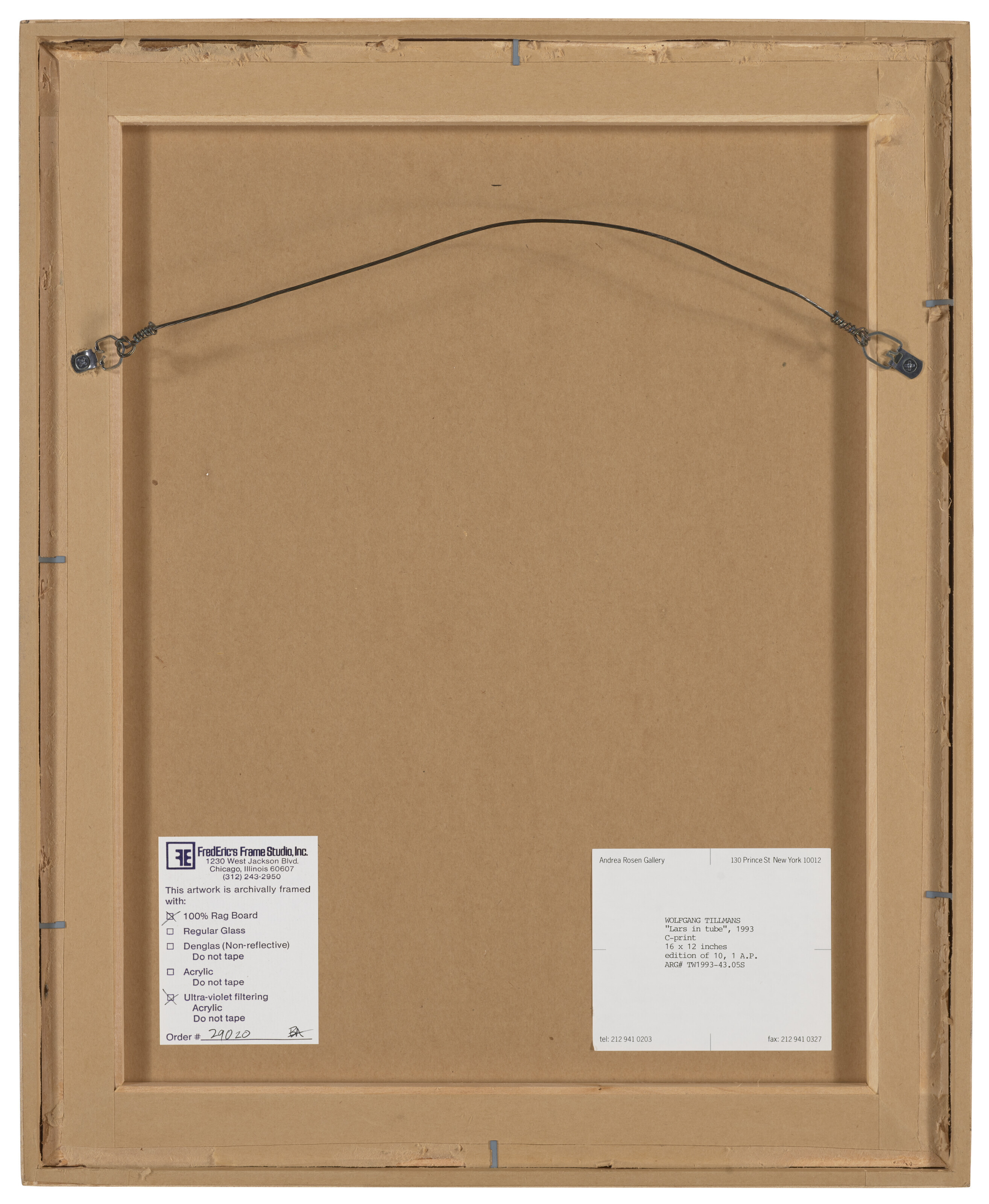 WOLFGANG TILLMANS (B. 1968), Lars in tube | Christie's