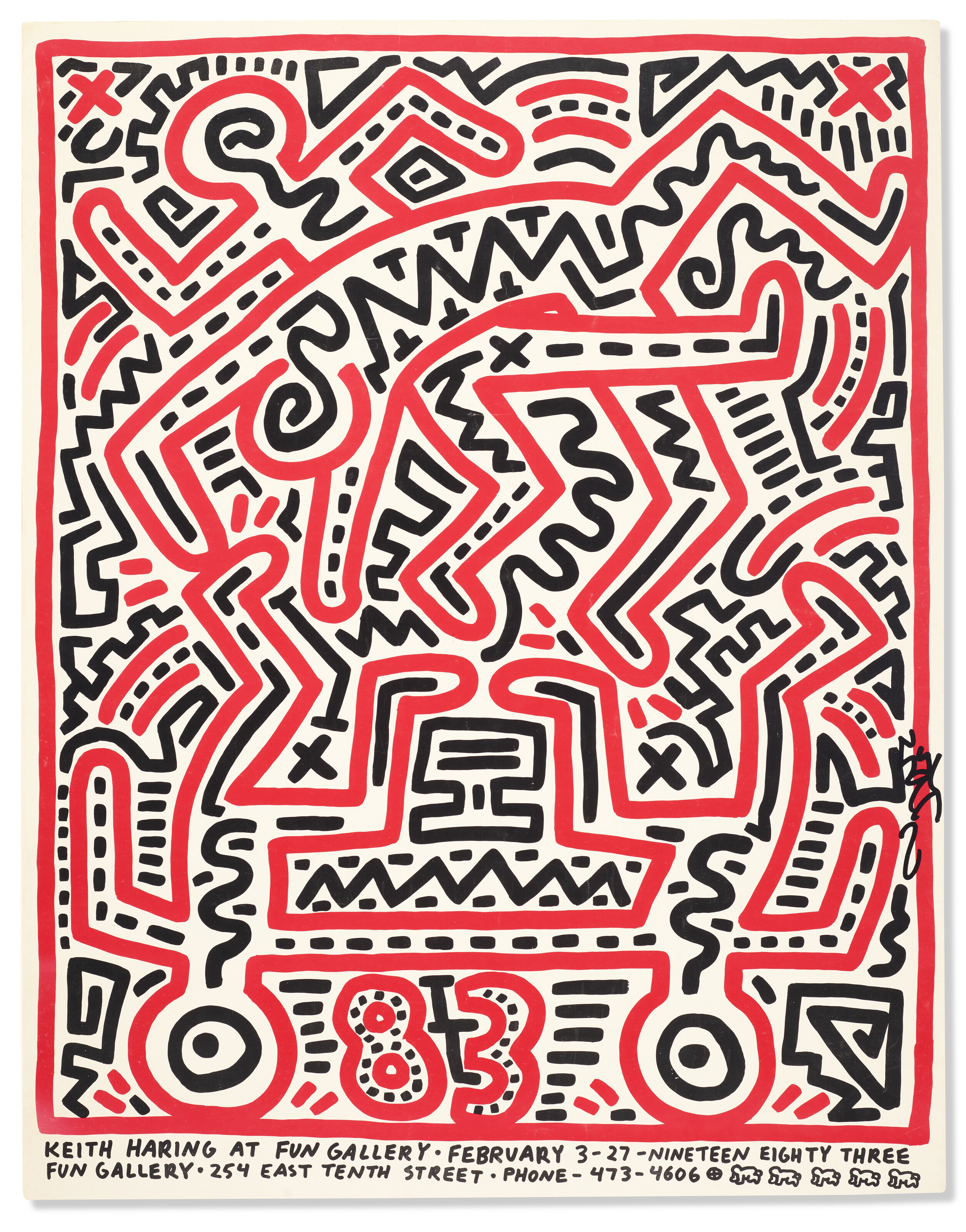 KEITH HARING (19581990), Keith Haring at FUN Gallery Christie’s