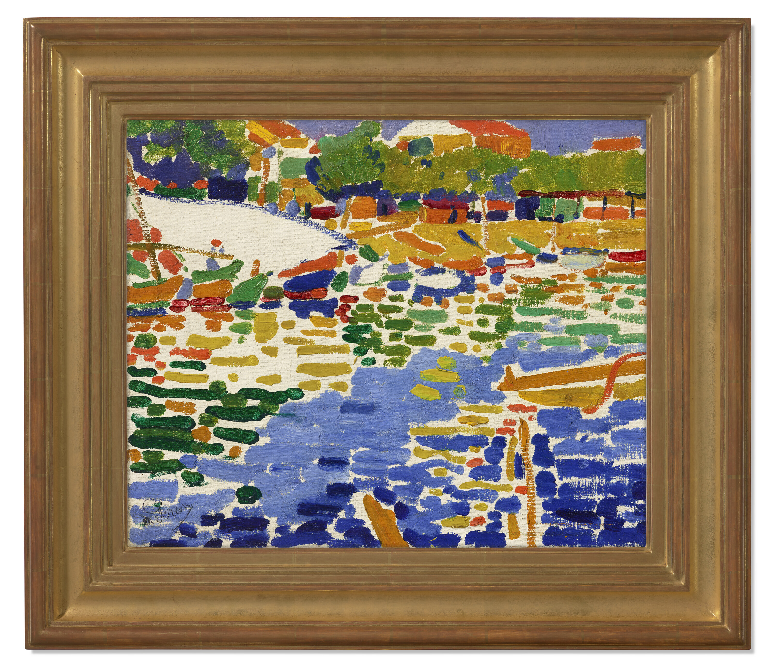 ANDRE DERAIN (1880-1954), Barques amarrées à l'Estaque | Christie's