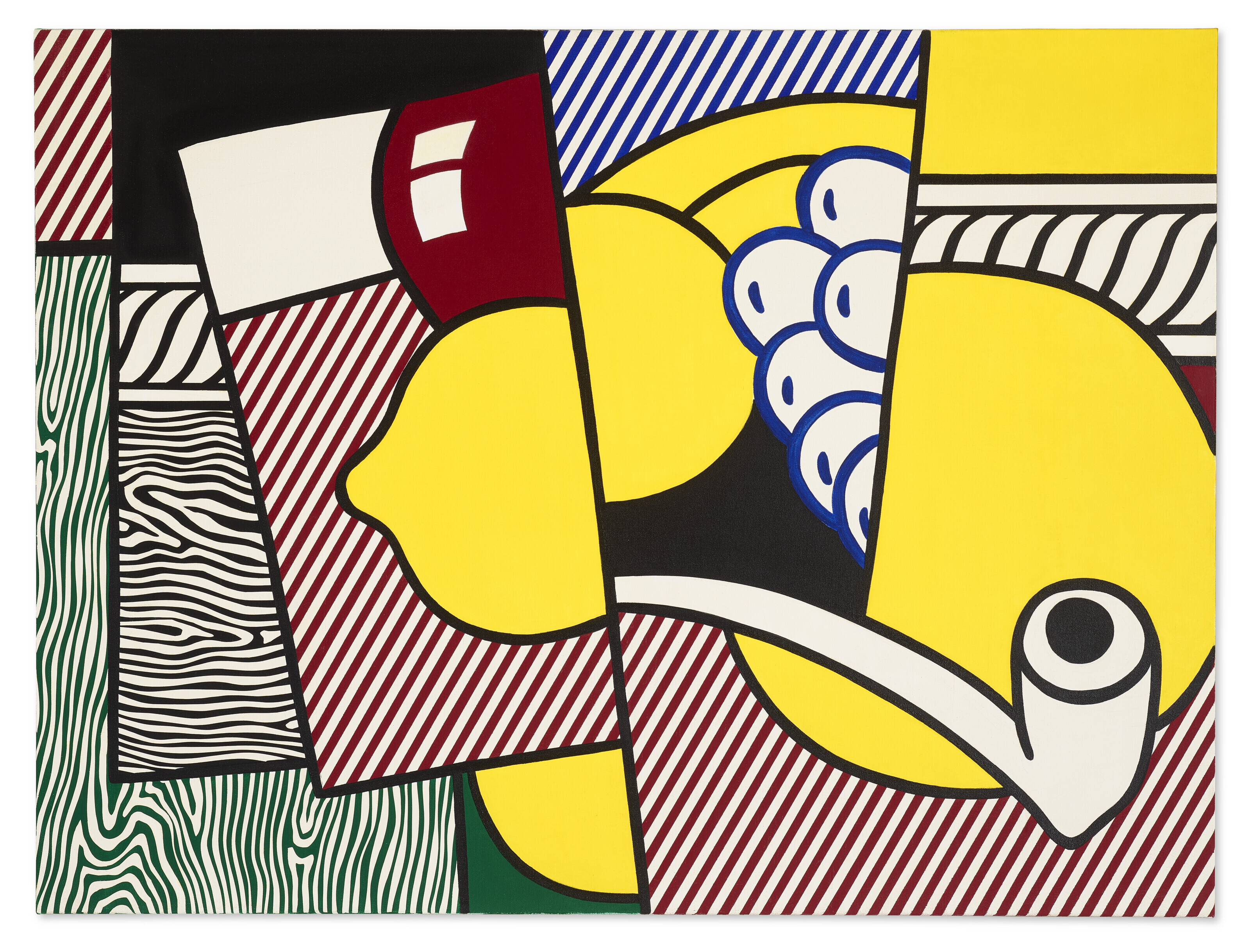 Рой Лихтенштейн Cubist still Life with Lemons