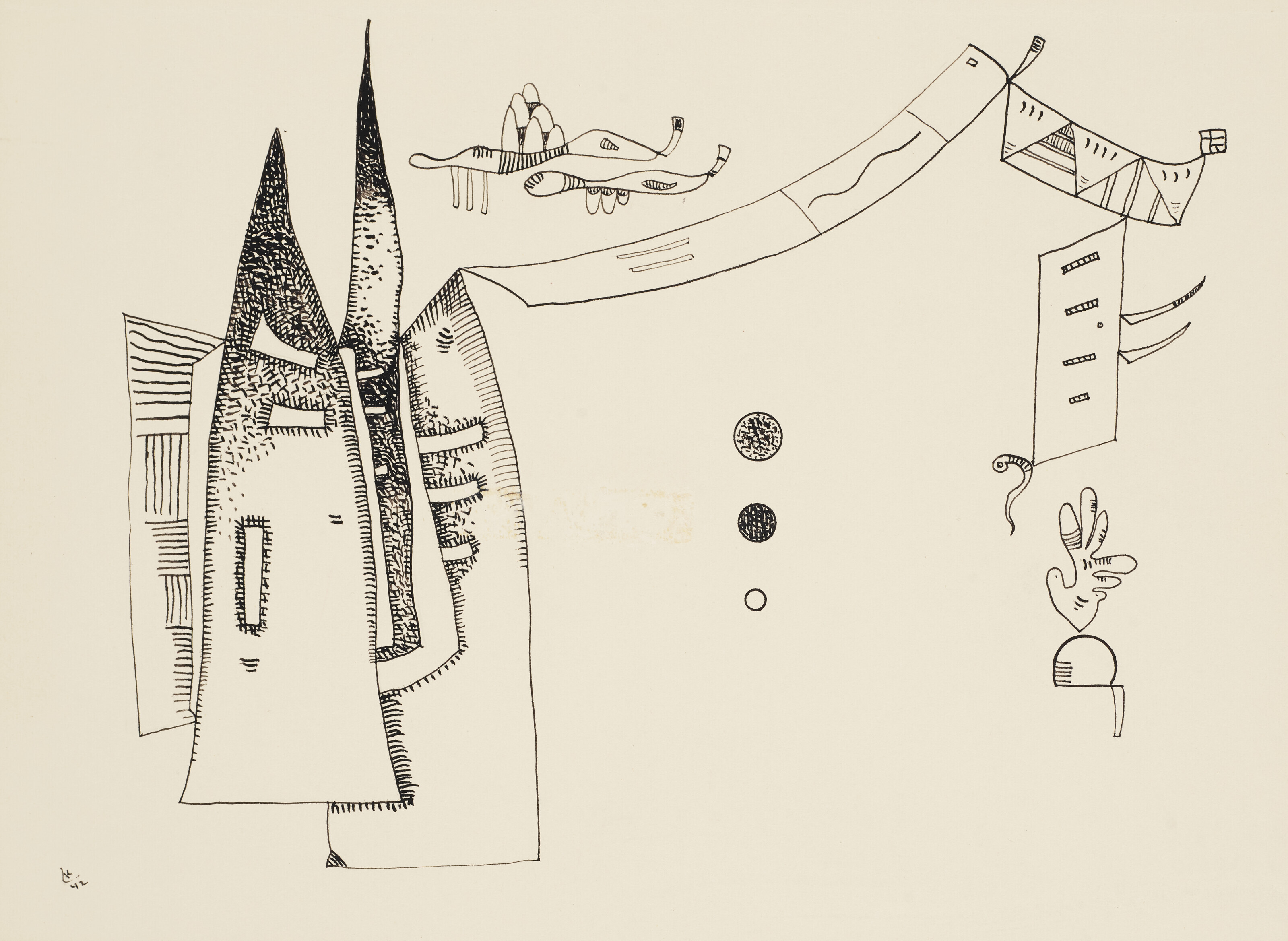 WASSILY KANDINSKY (1866-1944), Ohne Titel | Christie's