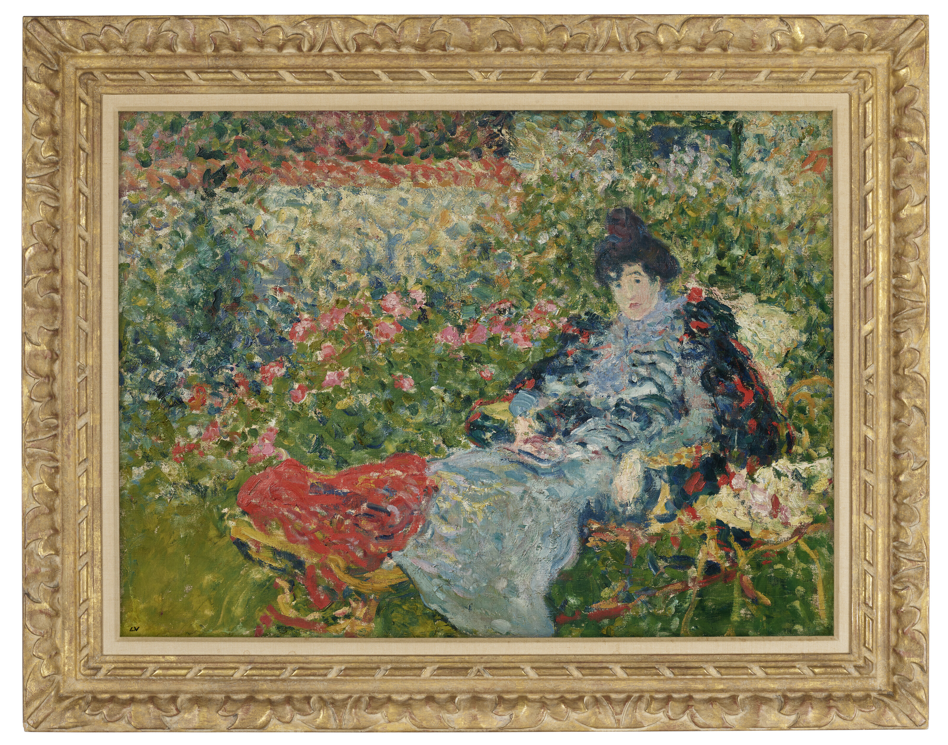 LOUIS VALTAT (1869-1952), Gabrielle Valtat au jardin | Christie's