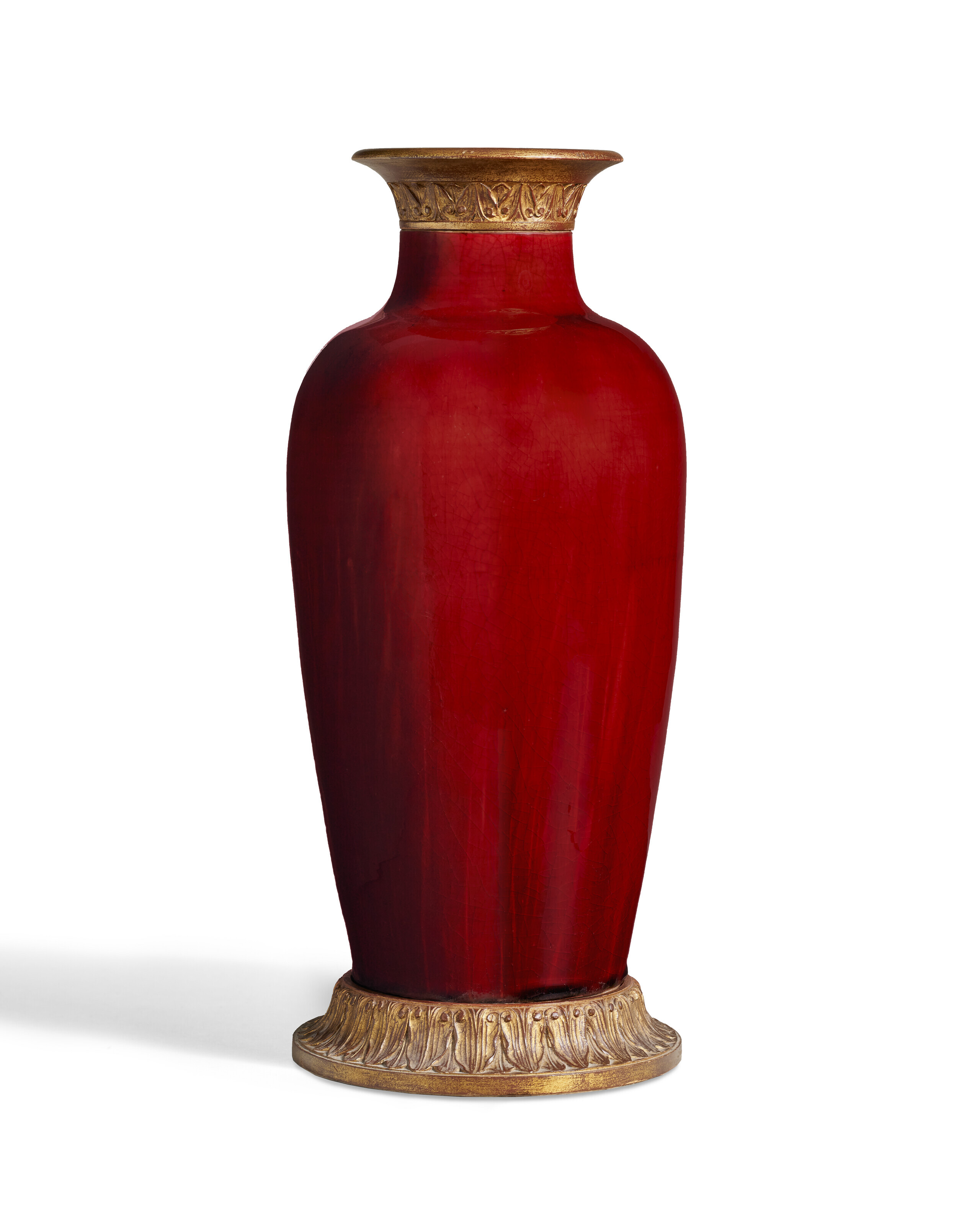 A FAMILLE ROSE VASE WITH FEMALE IMMORTALS, REPUBLIC PERIOD