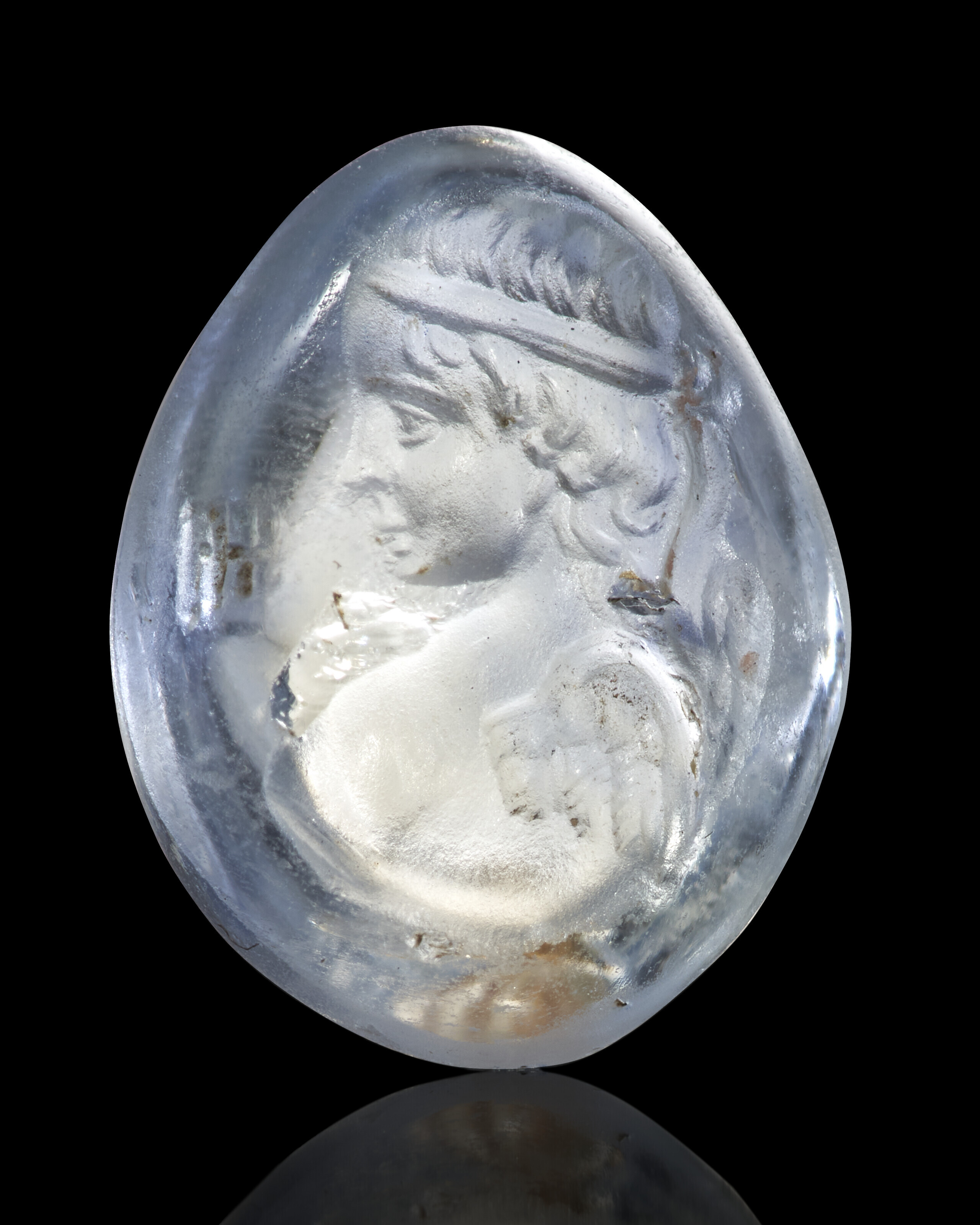 A ROMAN SAPPHIRE RINGSTONE WITH EROS, IMPERIAL PERIOD, CIRCA 1ST 