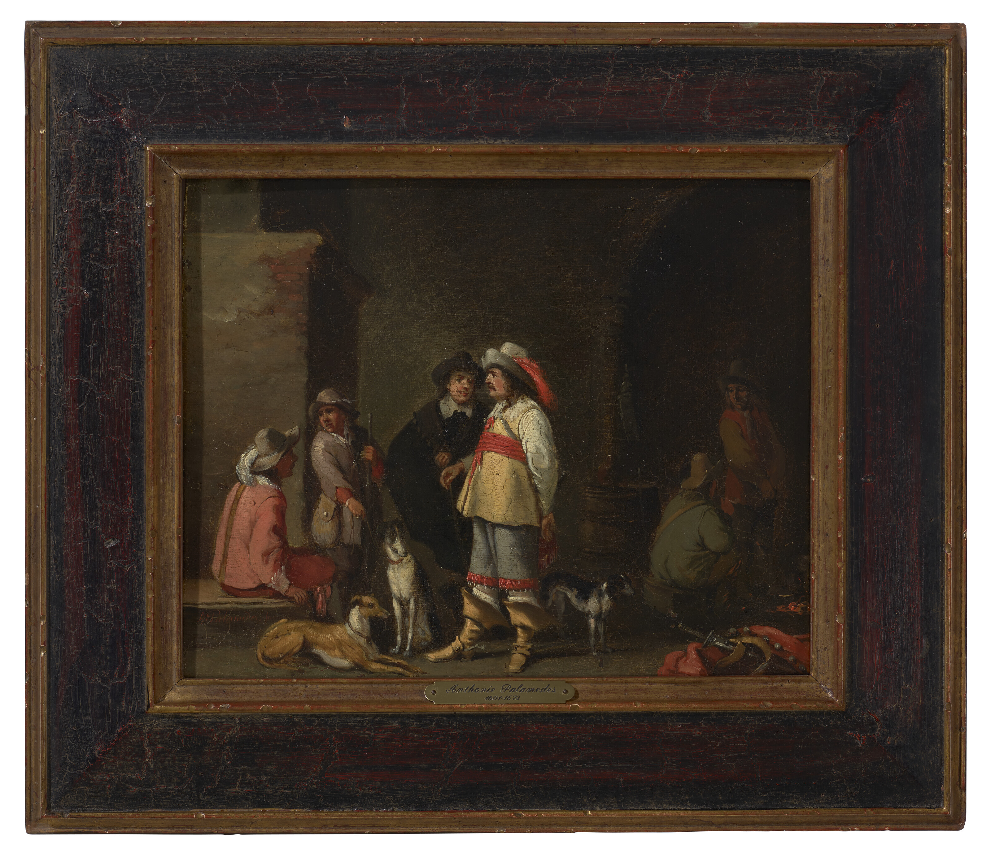 Catalog image of Cavaliers in a guardroom interior