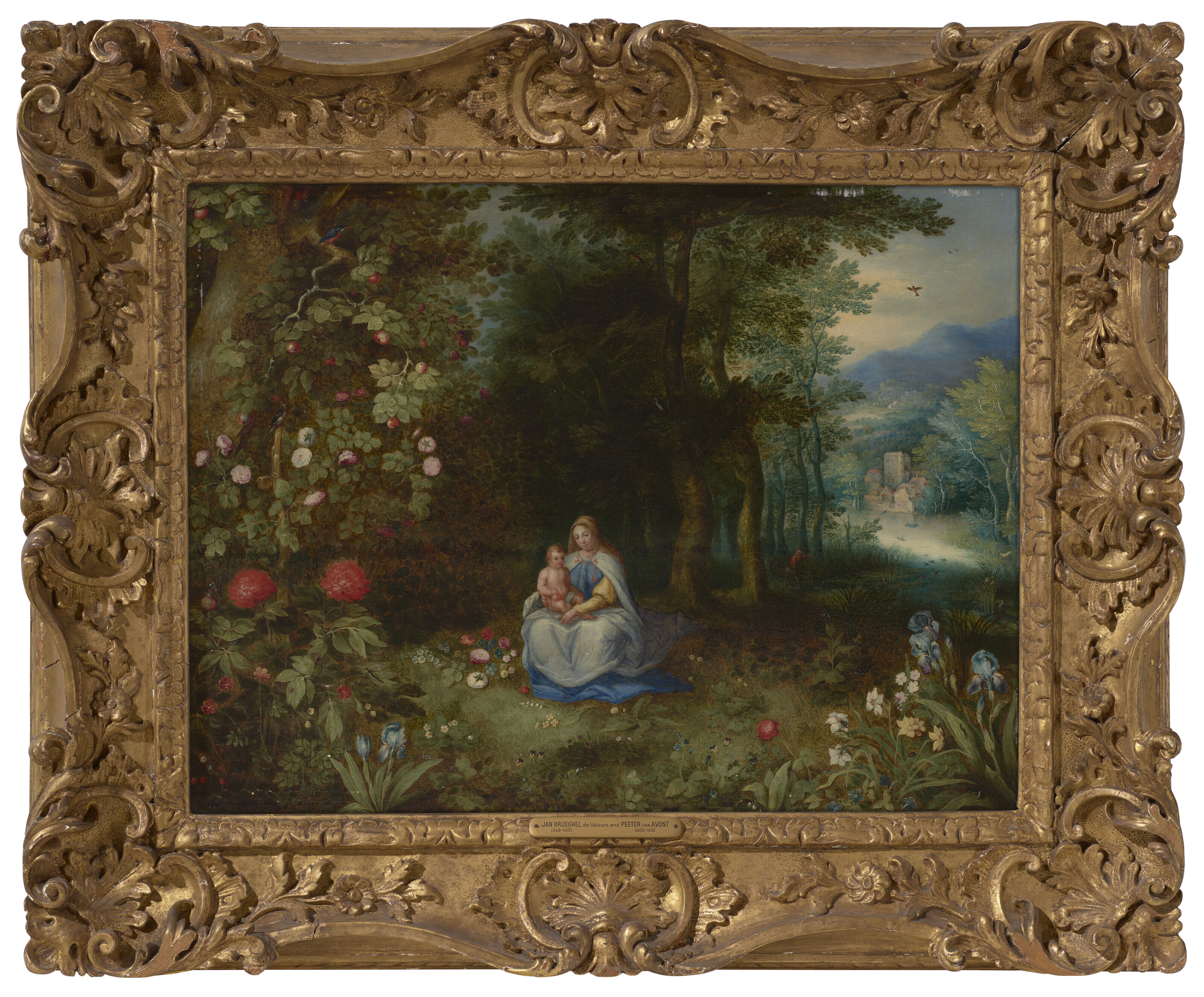 Catalog image of The Virgin and Child in a wooded landscape