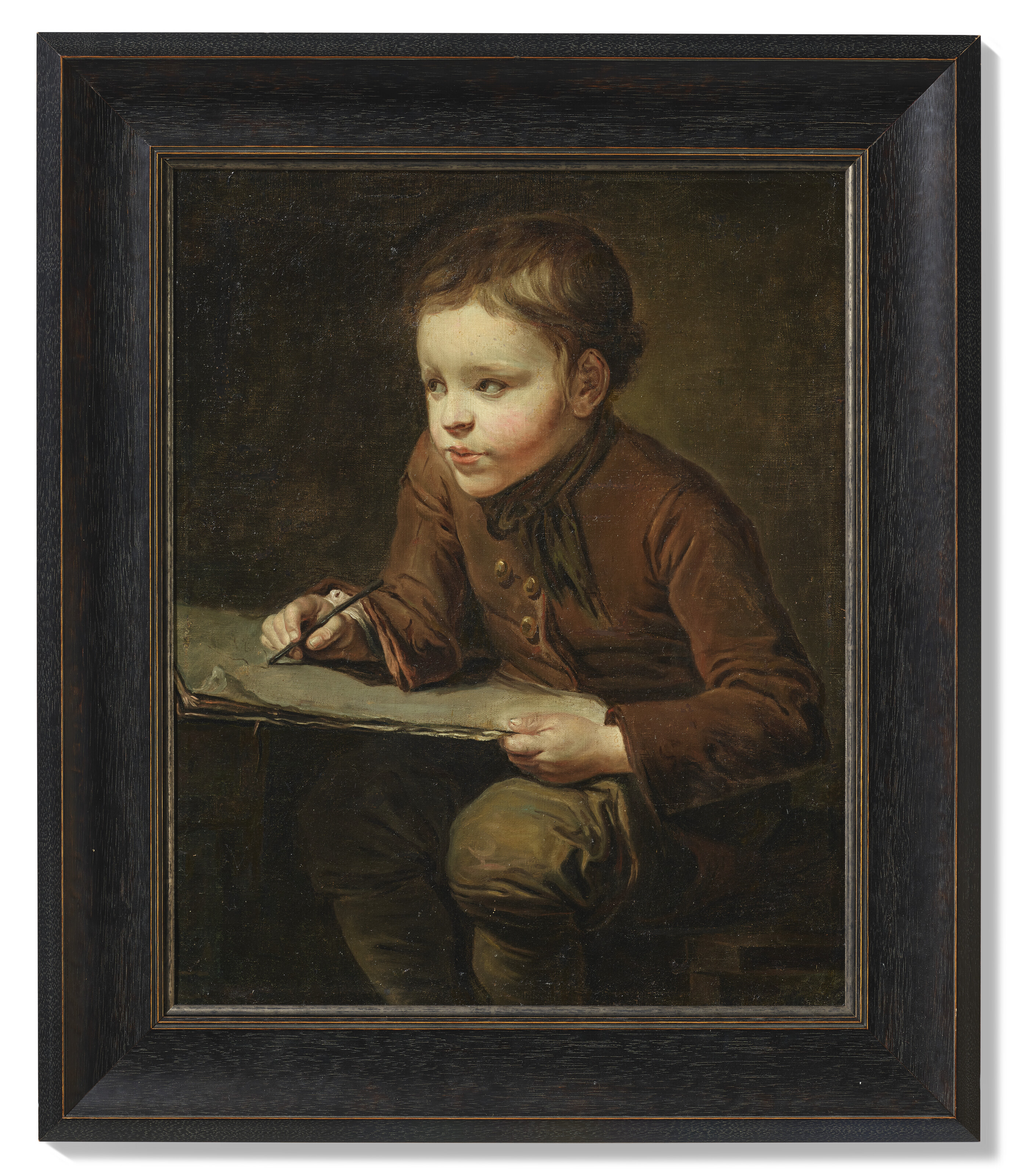 Catalog image of A young boy drawing