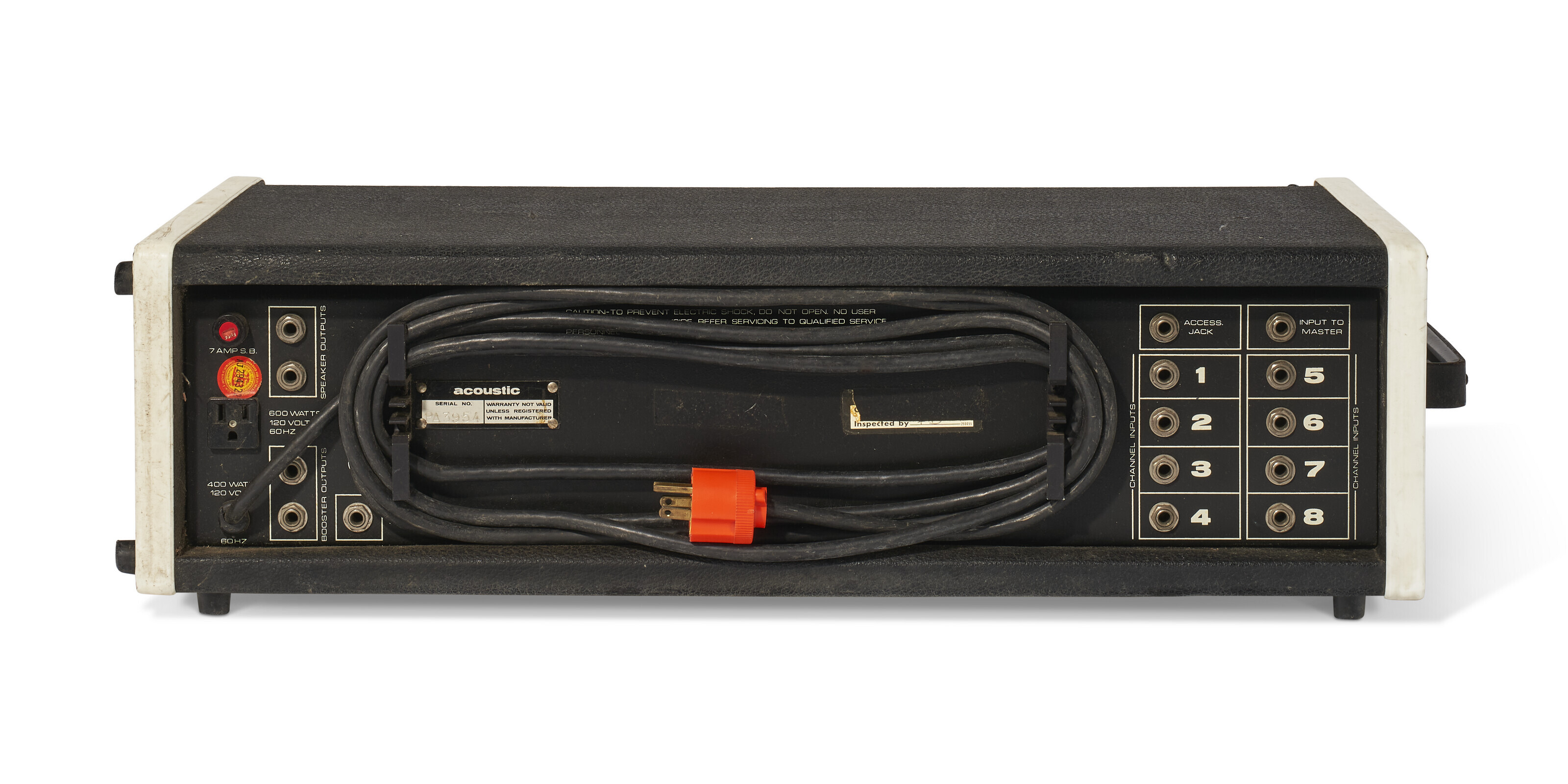 8 CHANNEL MODEL 850 MIXER WITH TWO MODEL 804 TRANDUCER SPEAKER