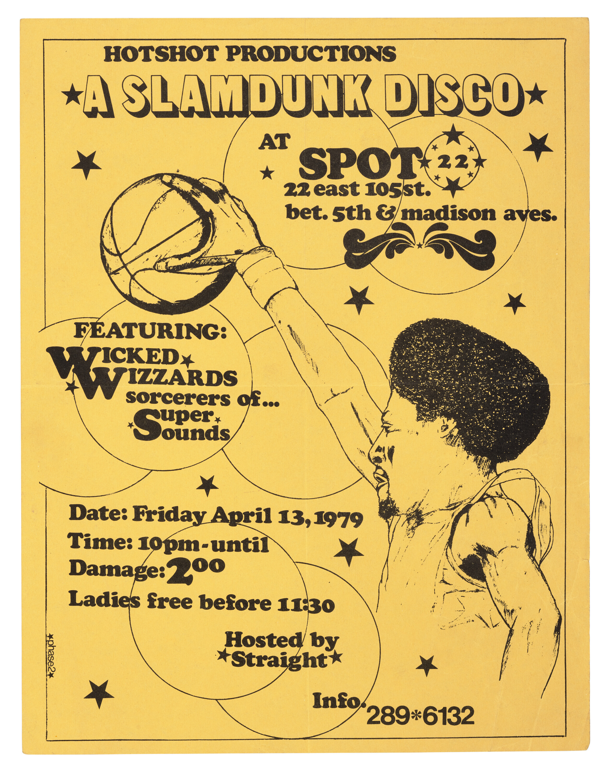 A SPOT 22 HIP HOP FLYER, PHASE 2, 1979 | Christie's
