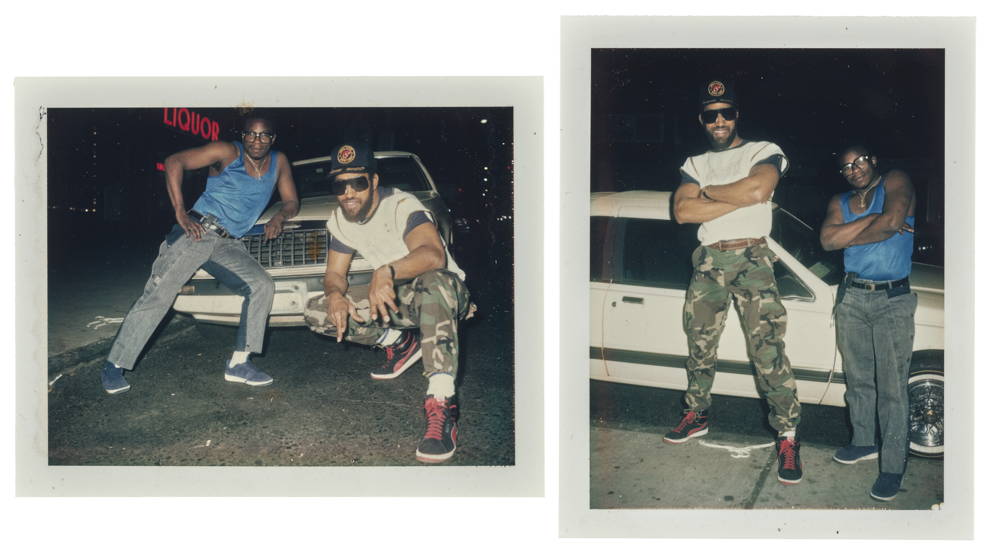 TWO PORTRAITS OF DJ KOOL HERC AND AL B., BOSTON ROAD AND SEYMOUR AVENUE