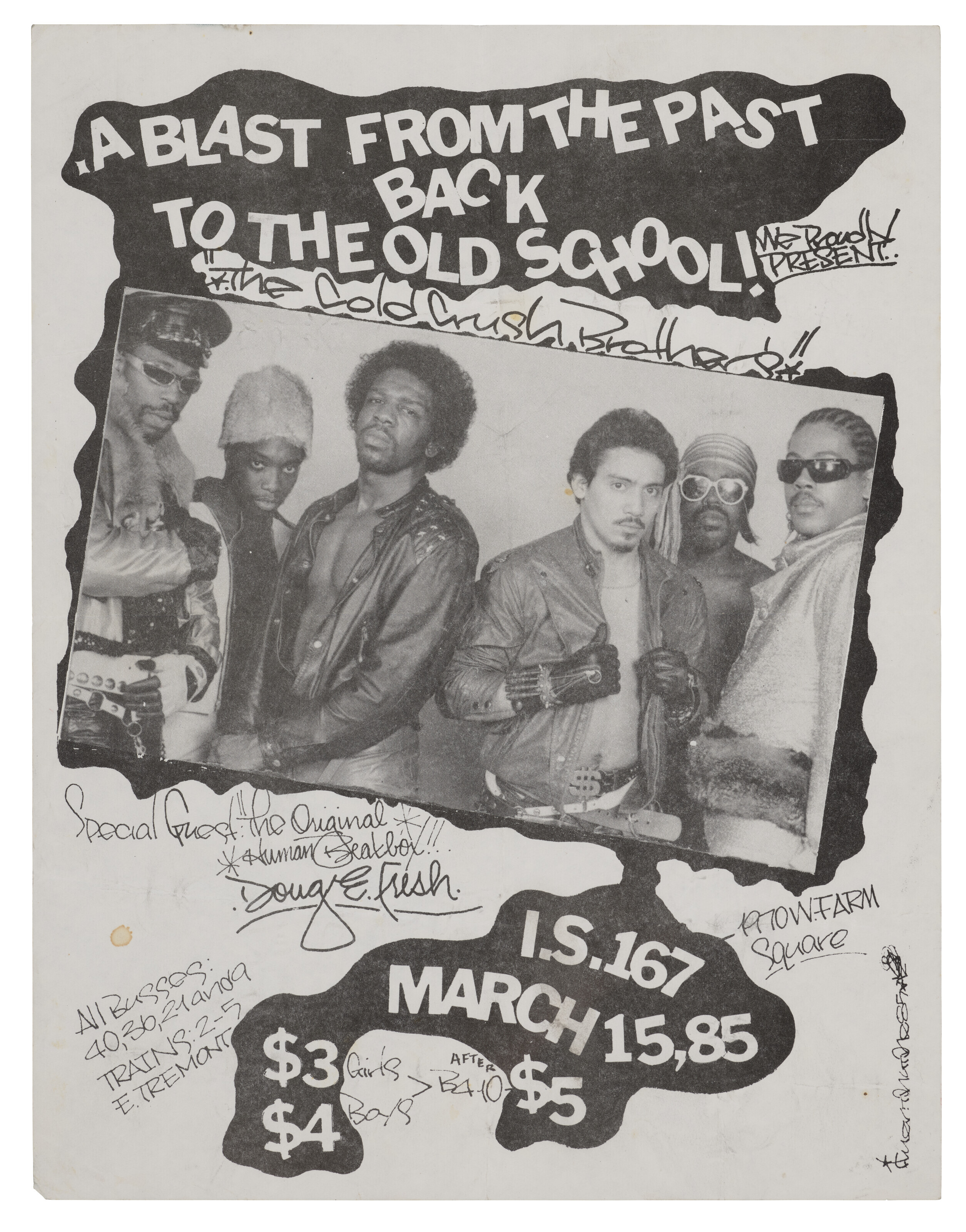 NINE HIP HOP FLYERS, 1985-1987, VARIOUS, 1985-1987 | Christie's