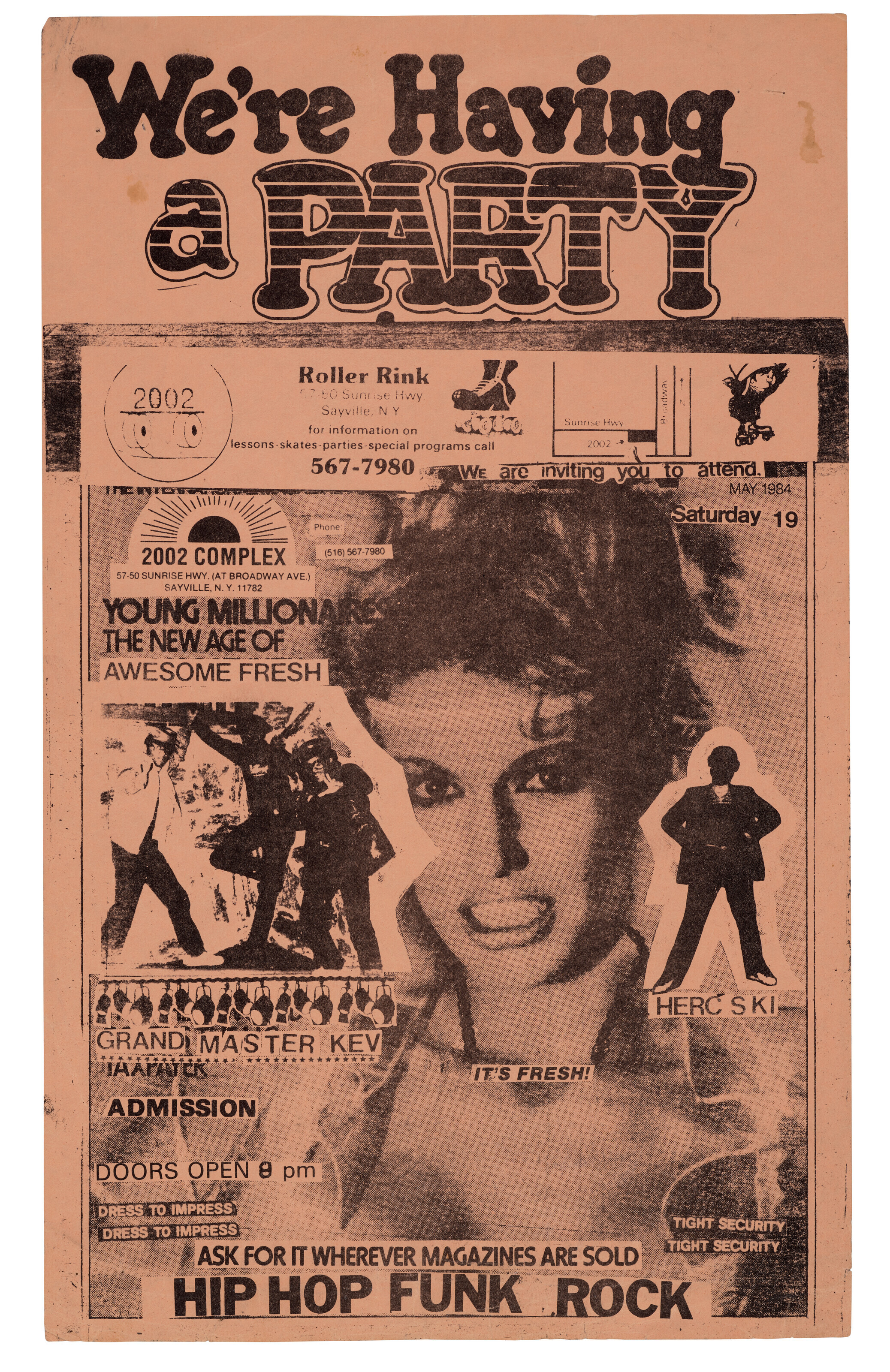 A COLLECTION OF 5 1983-1984 FLYERS., VARIOUS, c. 1983-1984