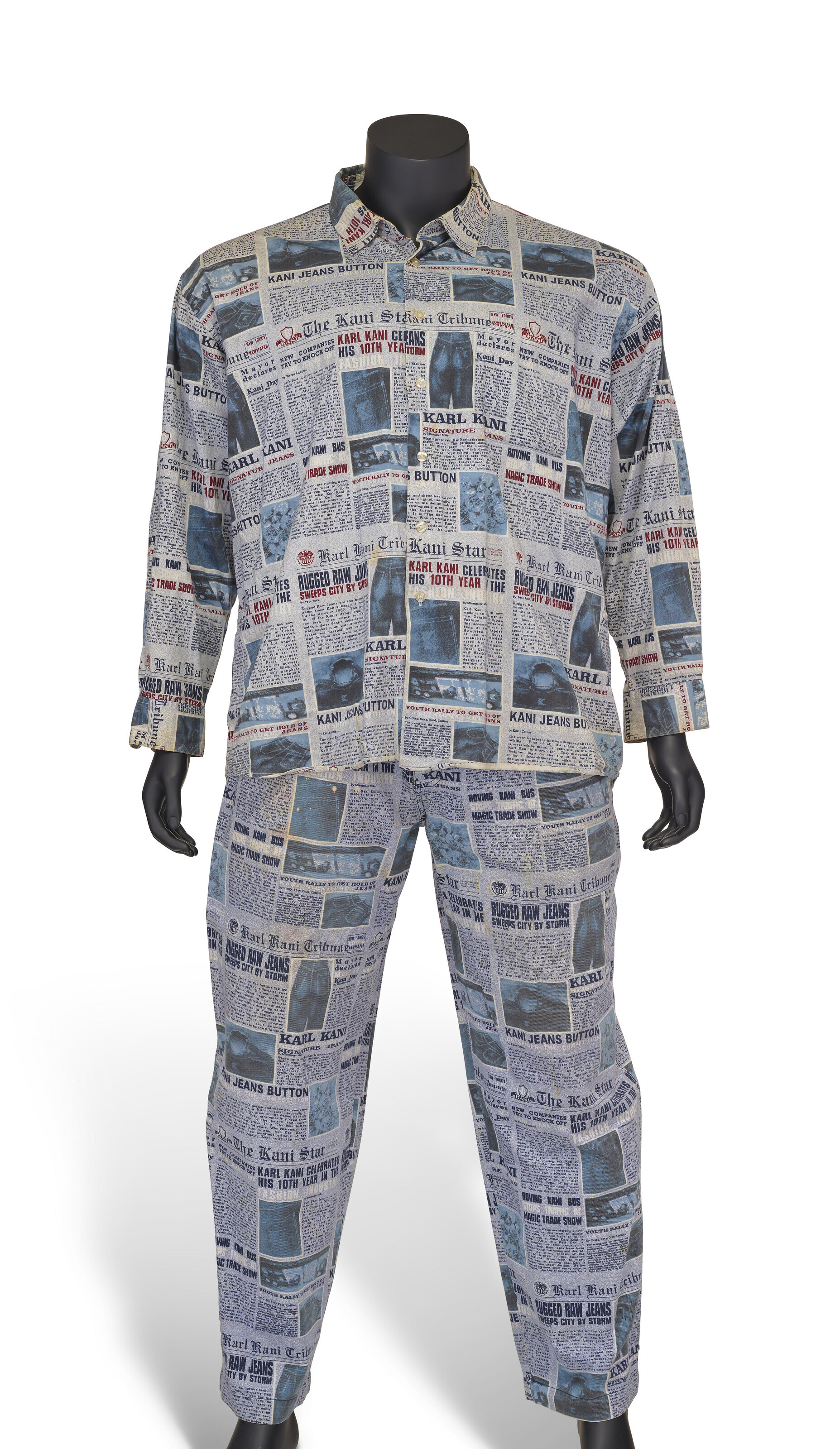 Karl kani newspaper jacket top