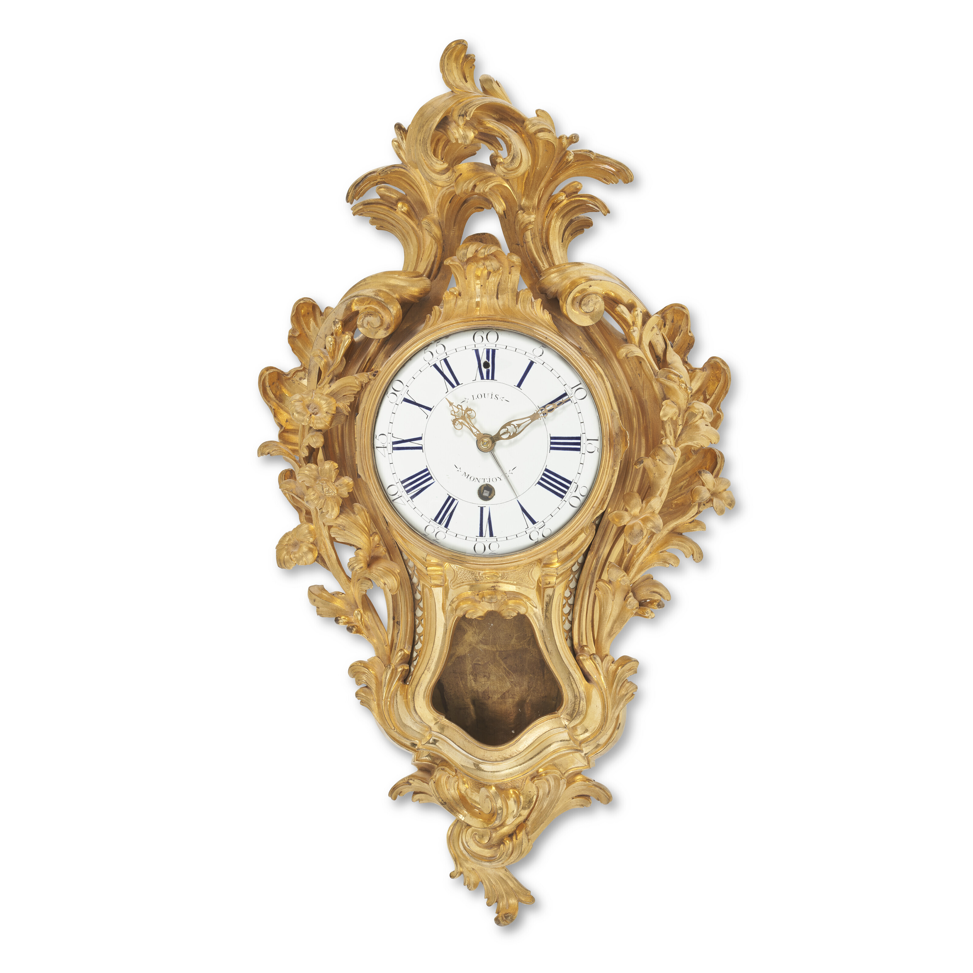 Catalog image of THE MOVEMENT BY LOUIS MONTJOYE, PARIS, CIRCA 1750