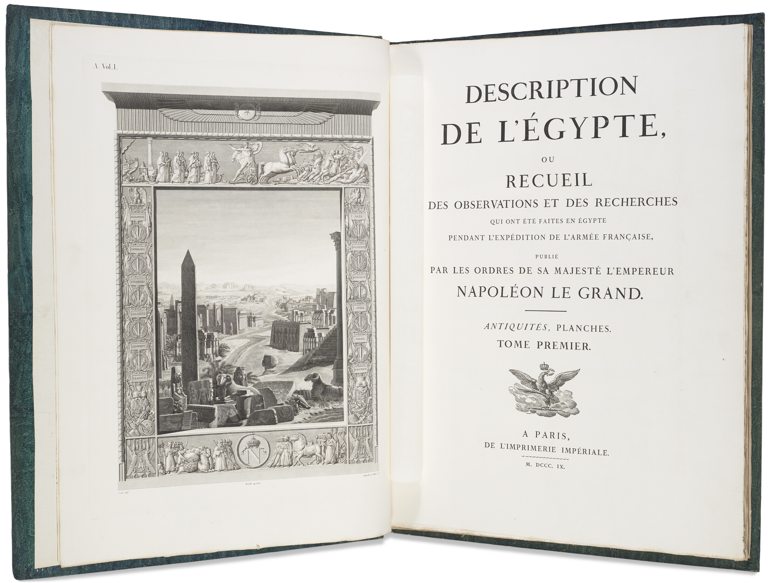 ナポレオン「エジプト誌」Description de l’Egypte」希少本 ナポレオン「エジプト誌」Description de l'Egypte」希少本