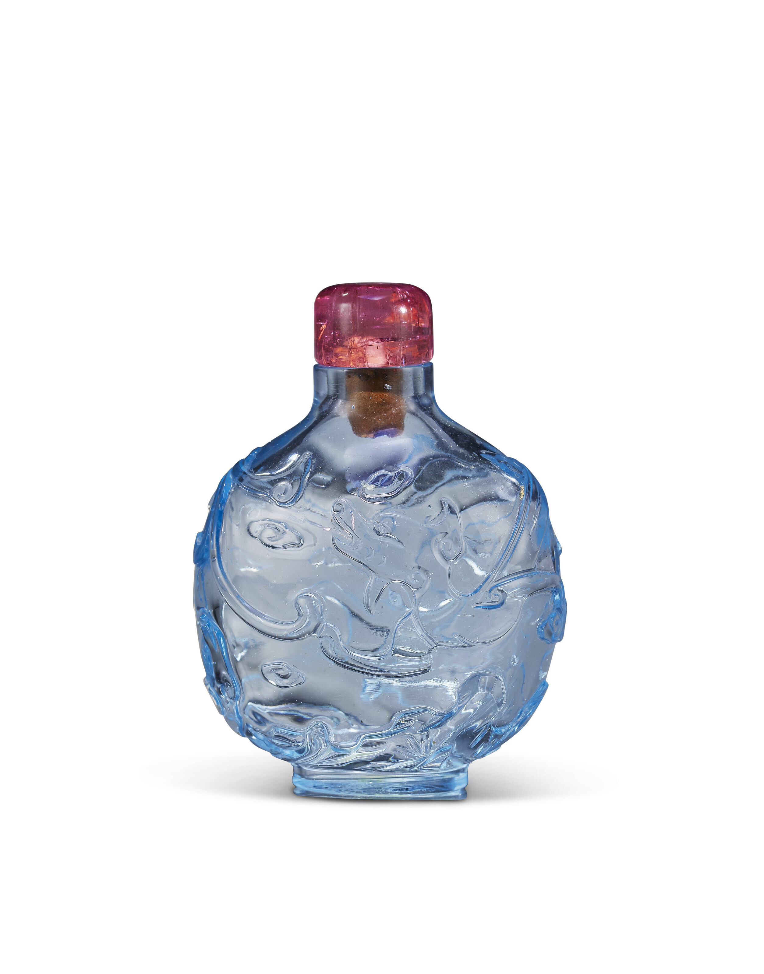 A CARVED SMOKY QUARTZ SNUFF BOTTLE, 1770-1830 | Christie's