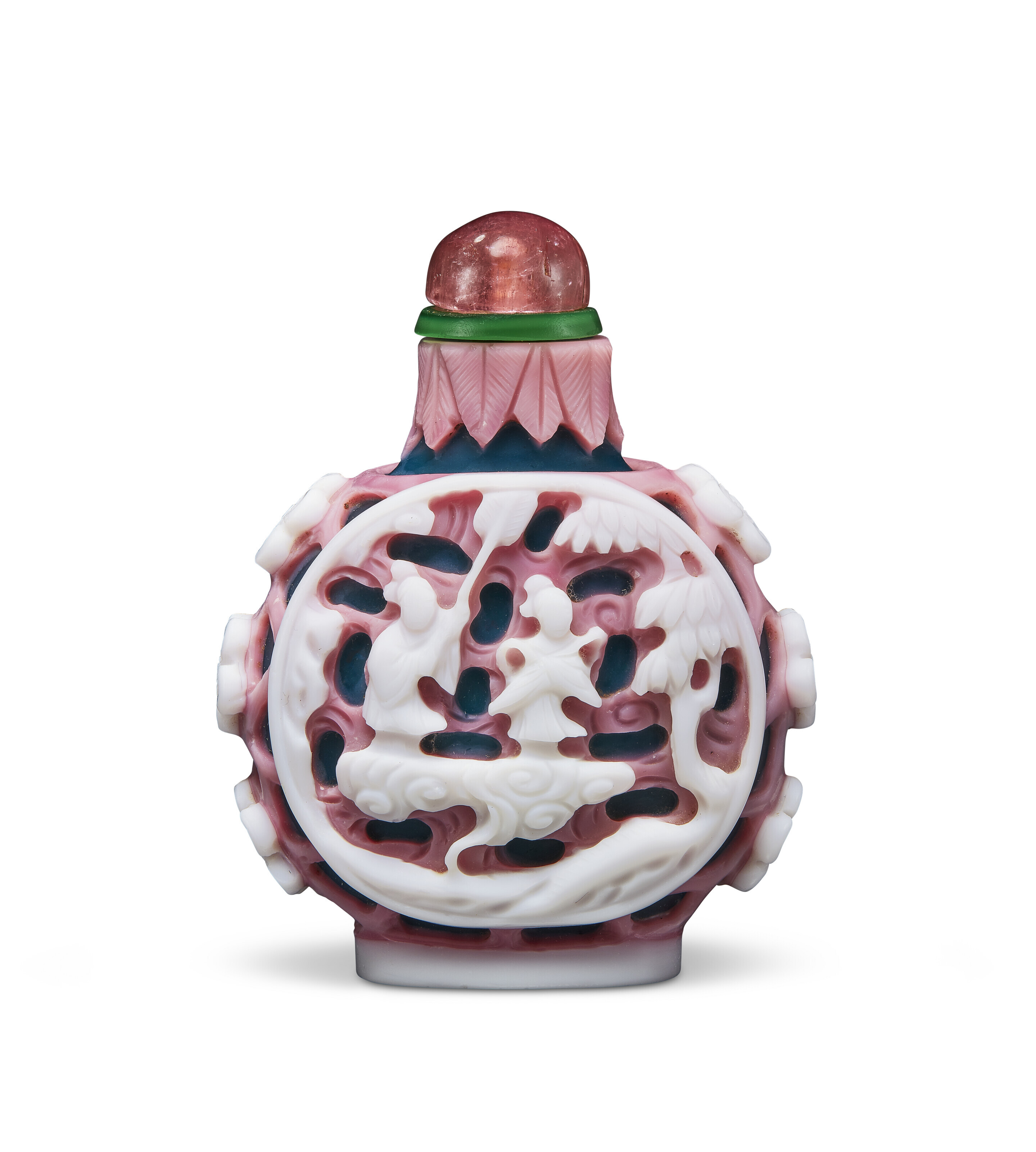 1780-1830年水晶巧雕金鱼图鼻烟壶, 1780-1830 | Christie's