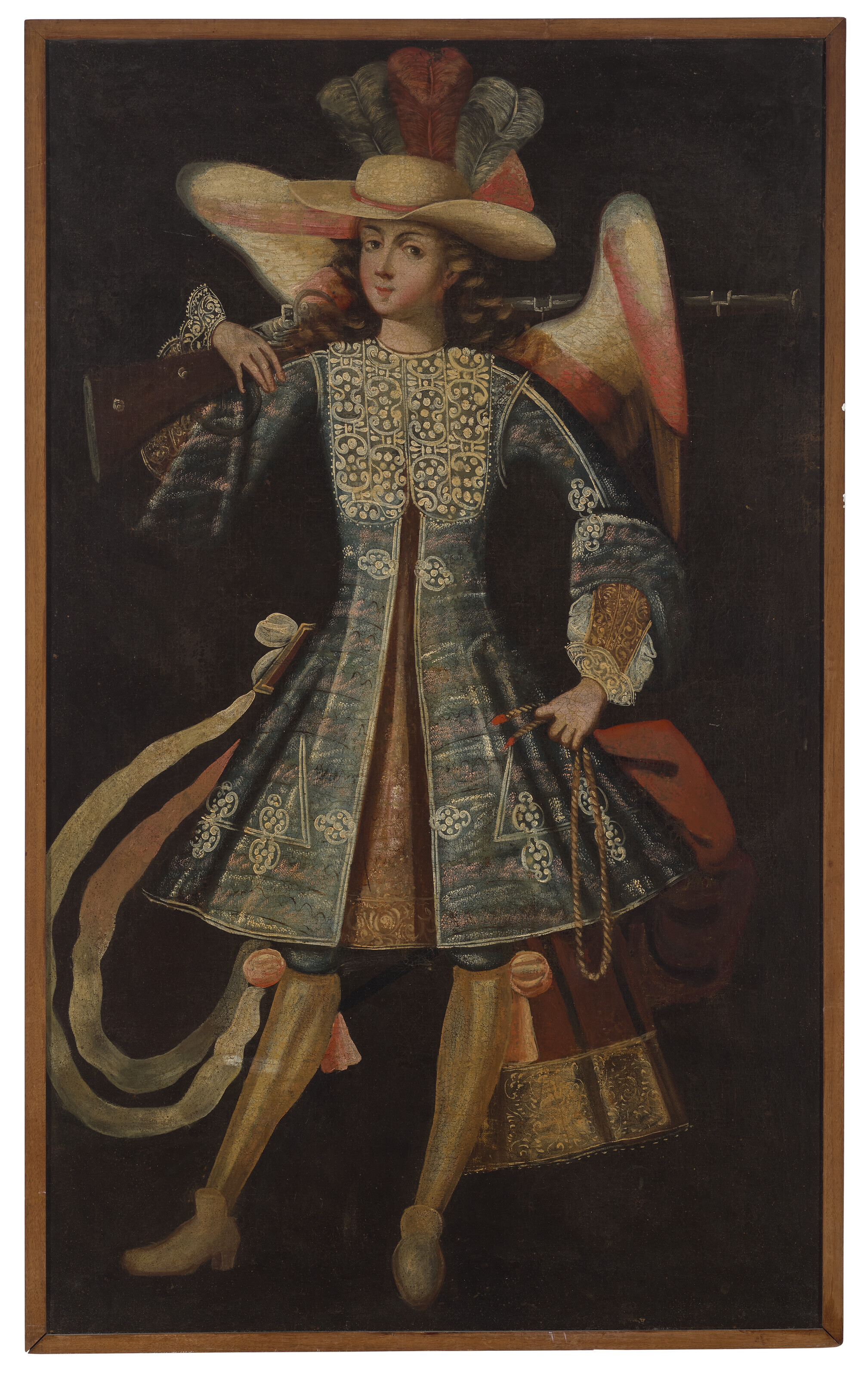 Anonymous (Peruvian, 18th century), Ángel Arcabucero | Christie's