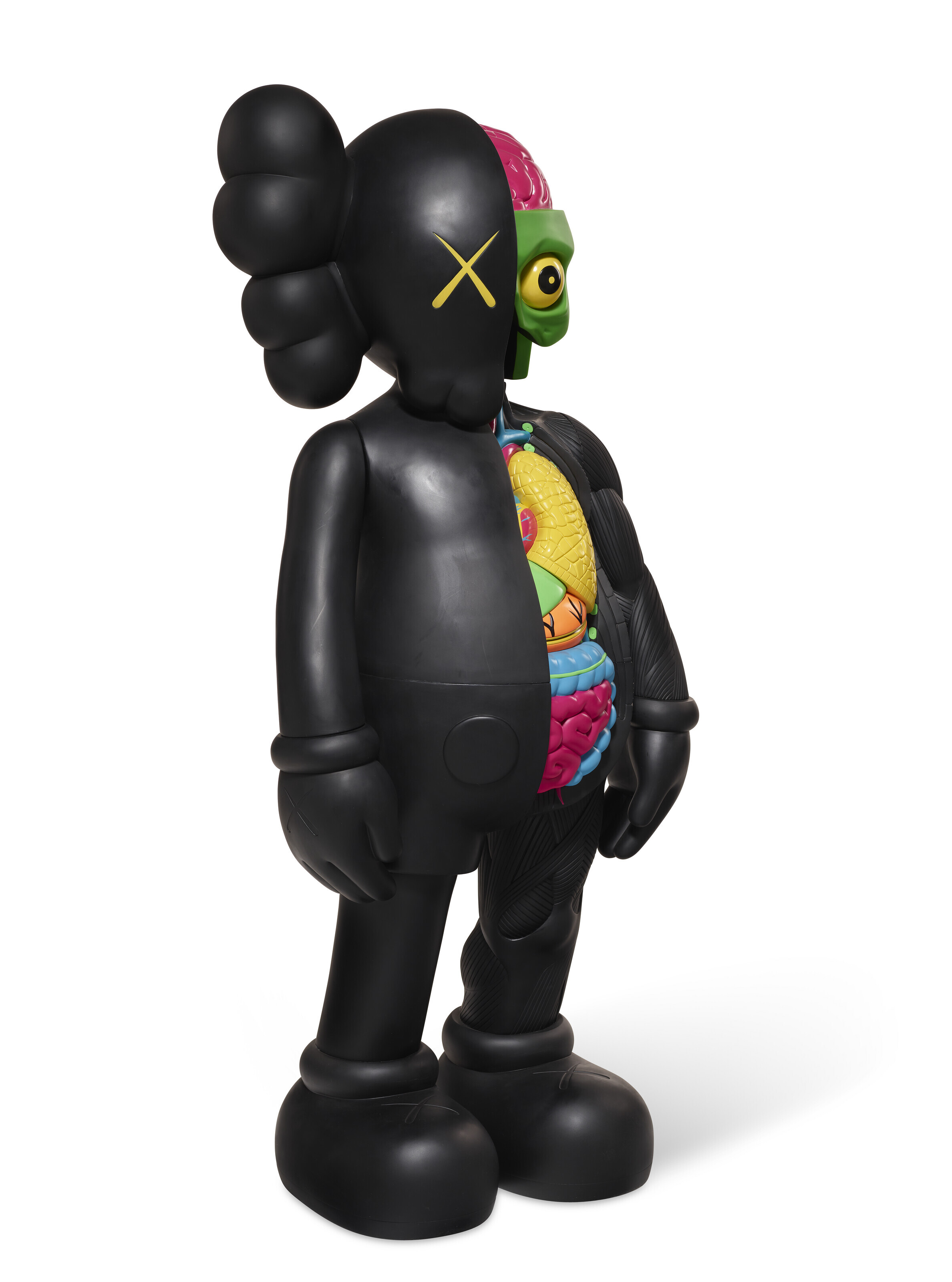 KAWS (B.1974), FOUR-FOOT DISSECTED COMPANION (BLACK) | Christie's