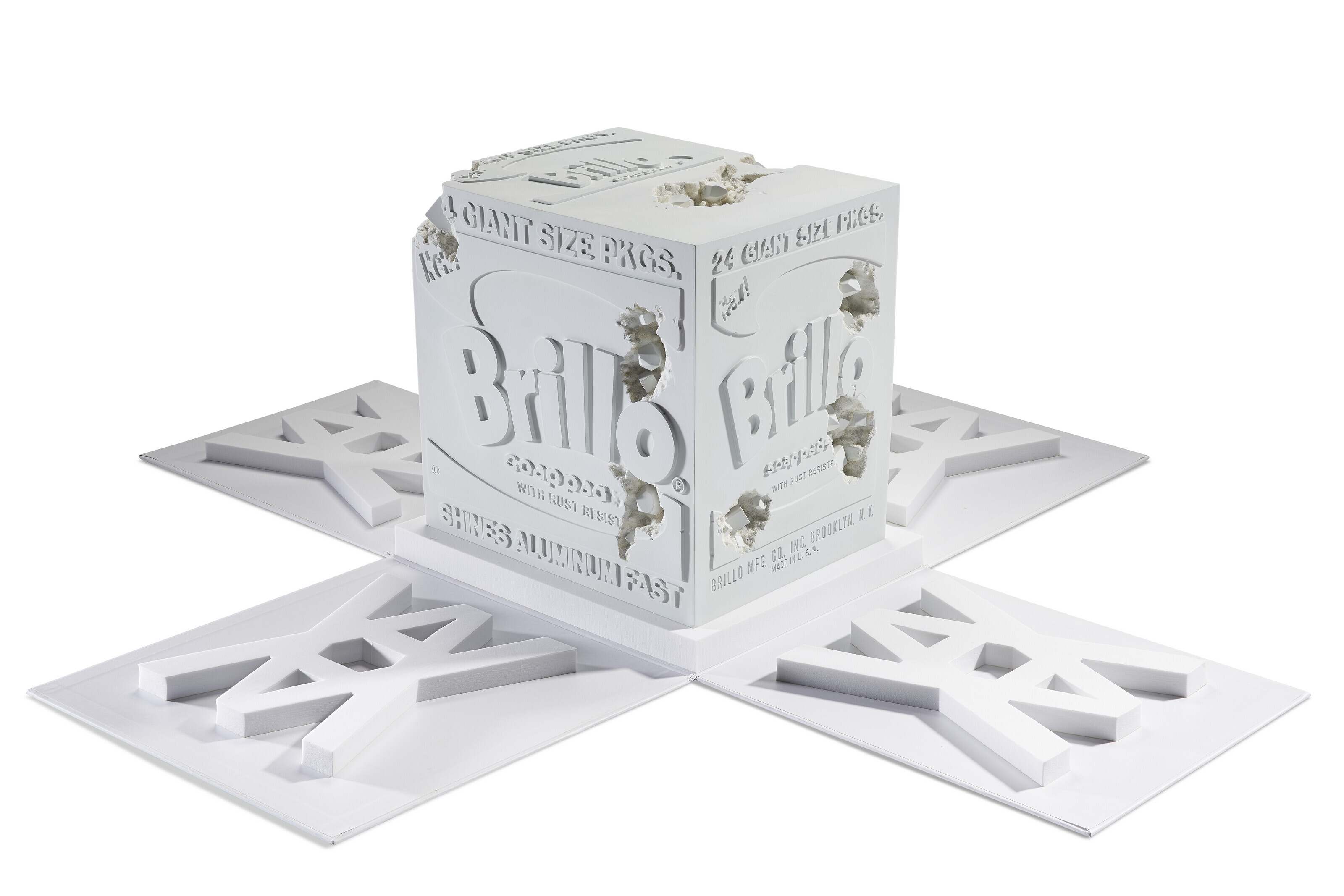 DANIEL ARSHAM (B. 1980), Eroded Brillo Box | Christie's