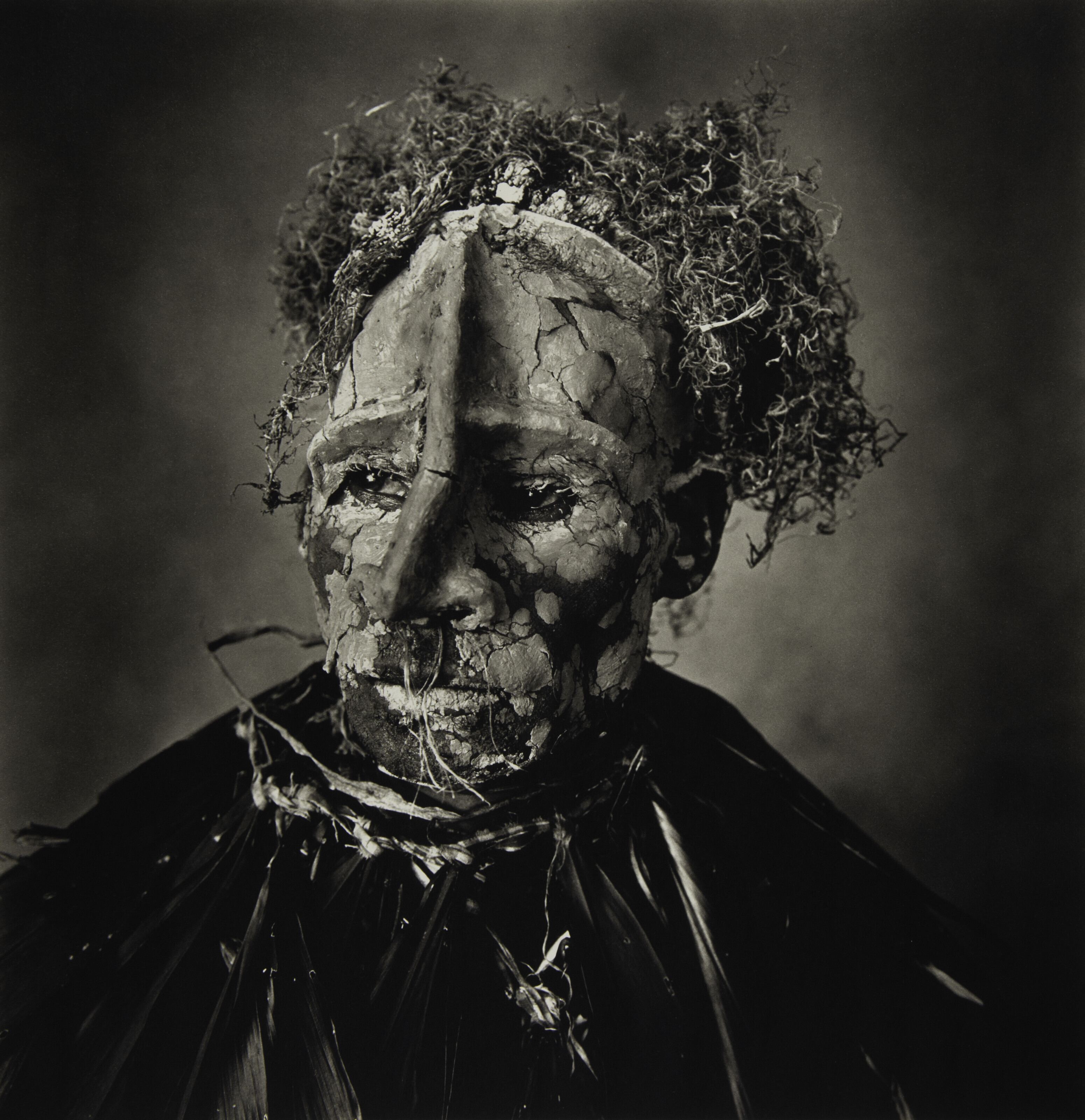 Catalog image of Man with Pink Face, New Guinea, 1970