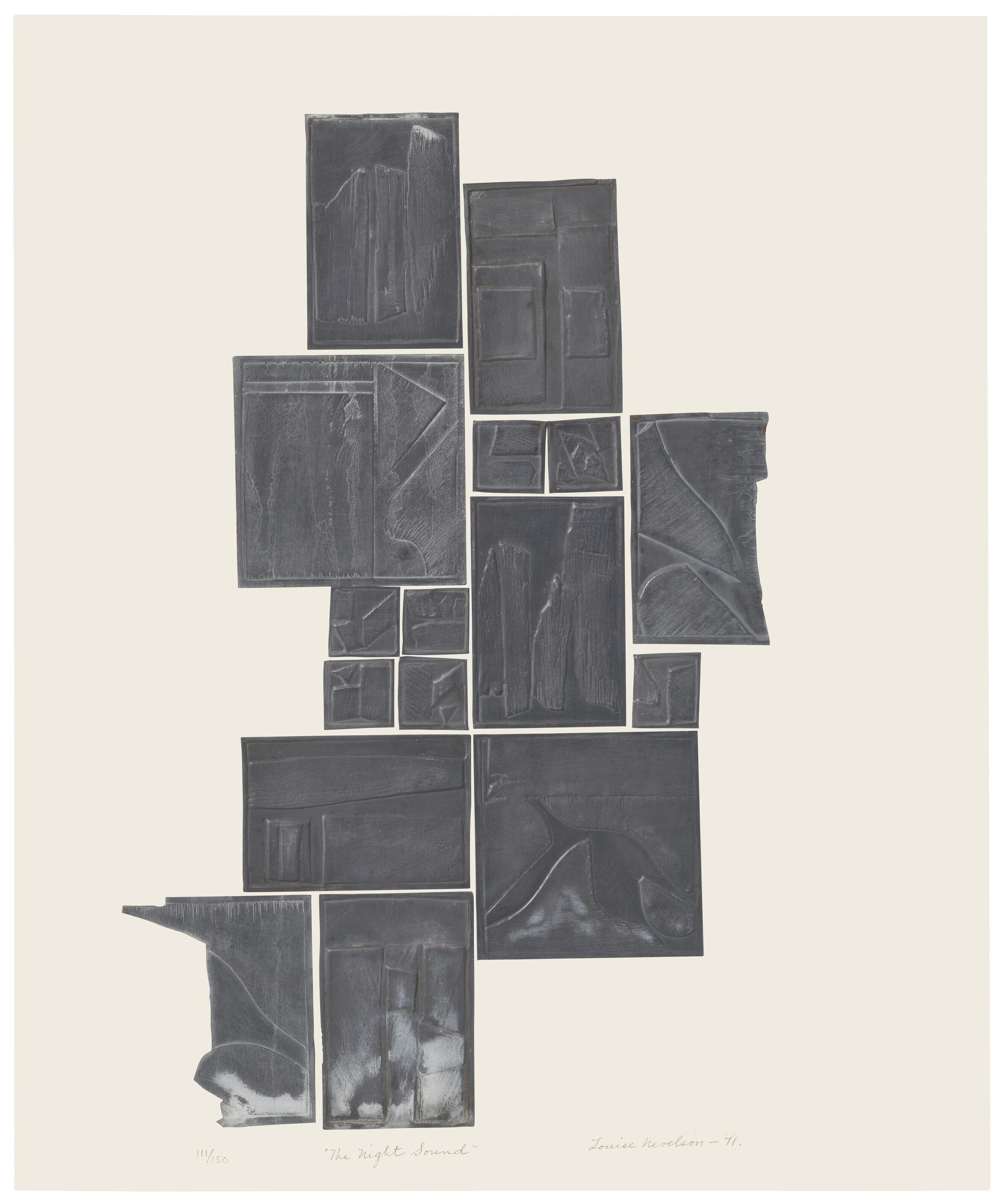 Catalog image of Night Sound, from Lead Intaglio Series