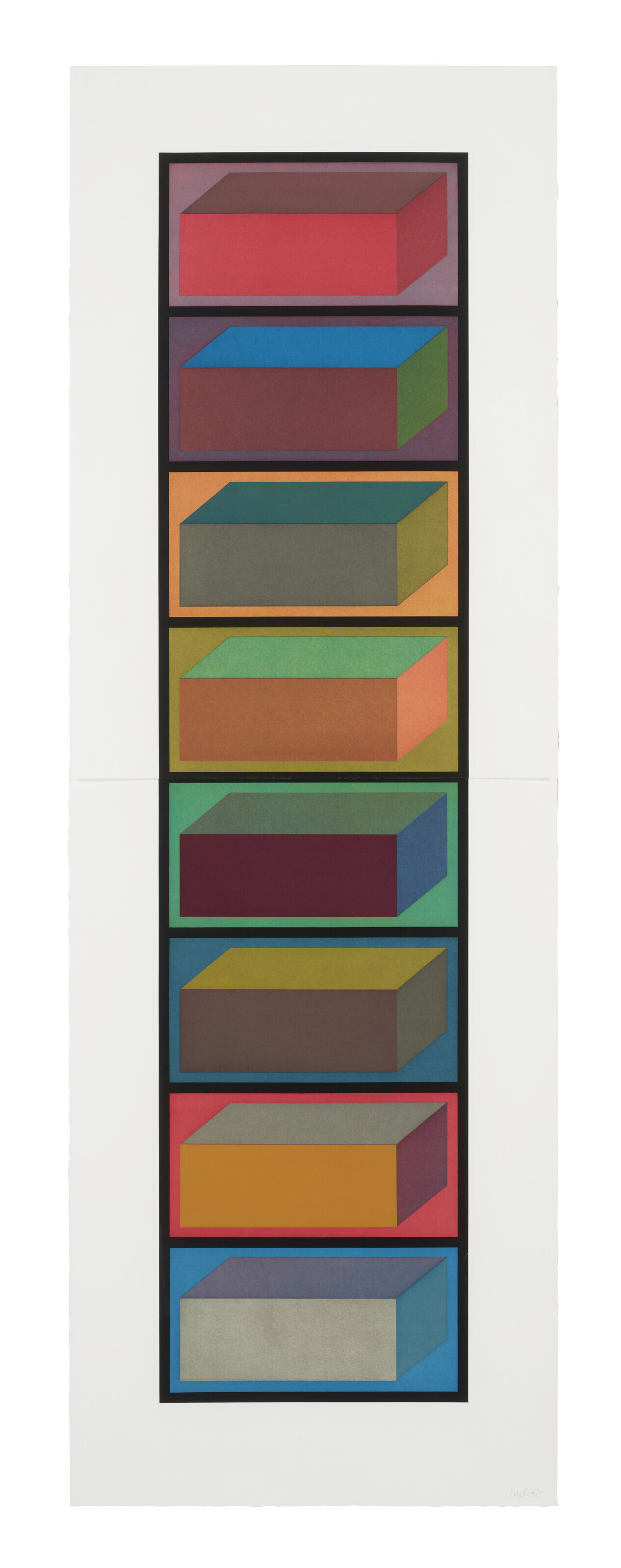 Catalog image of Eight Cubic Rectangles (Diptych)