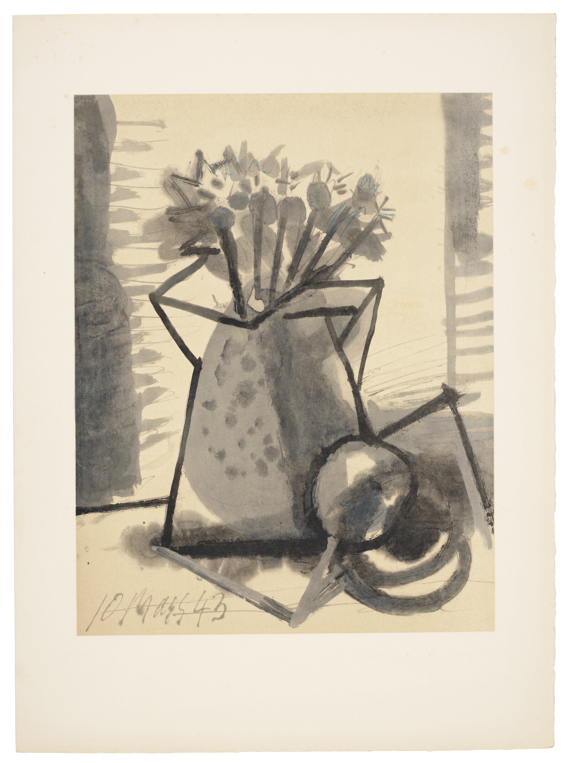 PABLO PICASSO (1881-1973), Dans l'atelier de Picasso