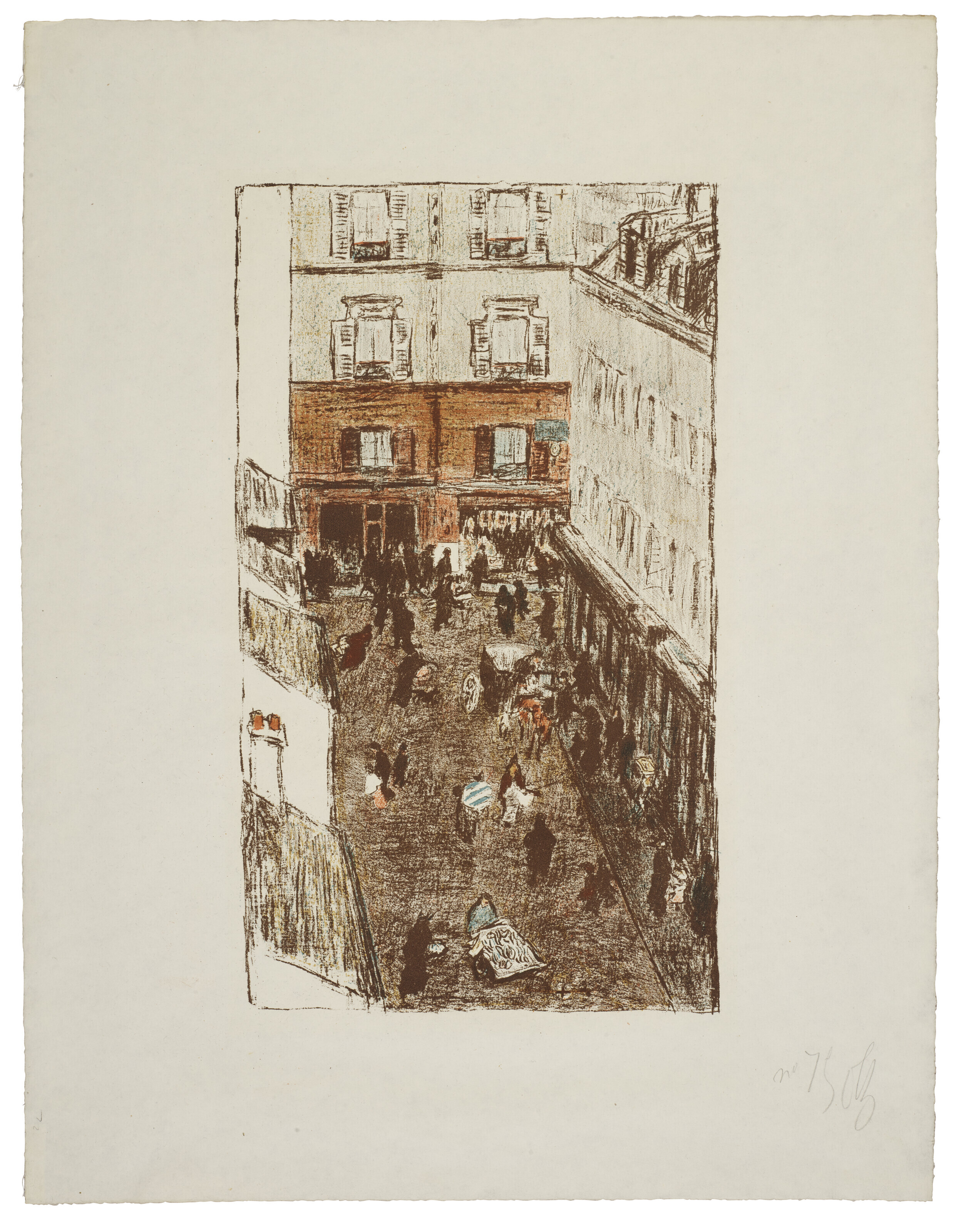 Pierre Bonnard | Les quais de Paris (Circa 1906) | MutualArt
