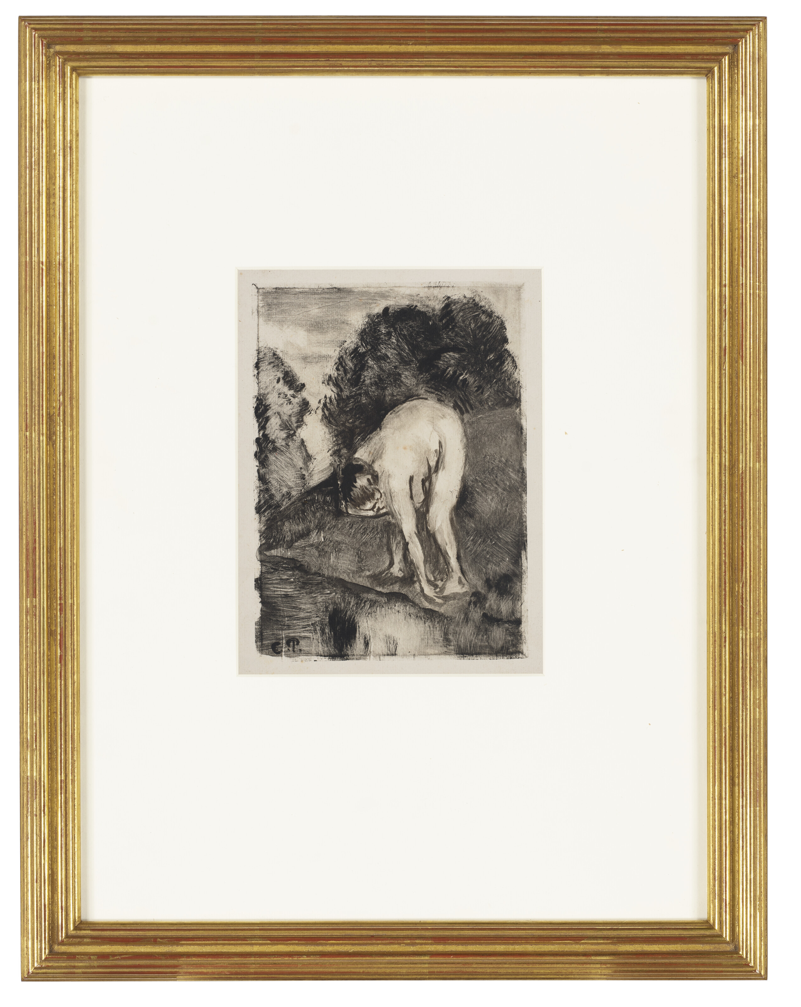 絵画 Camille Pissarro 1903年のセーヌ川とルーヴル美術館 絵画：カミーユ・ピサロ
