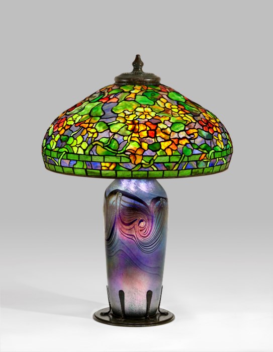 TIFFANY STUDIOS, 'Nasturtium’ Table Lamp, circa 1905 Christie's