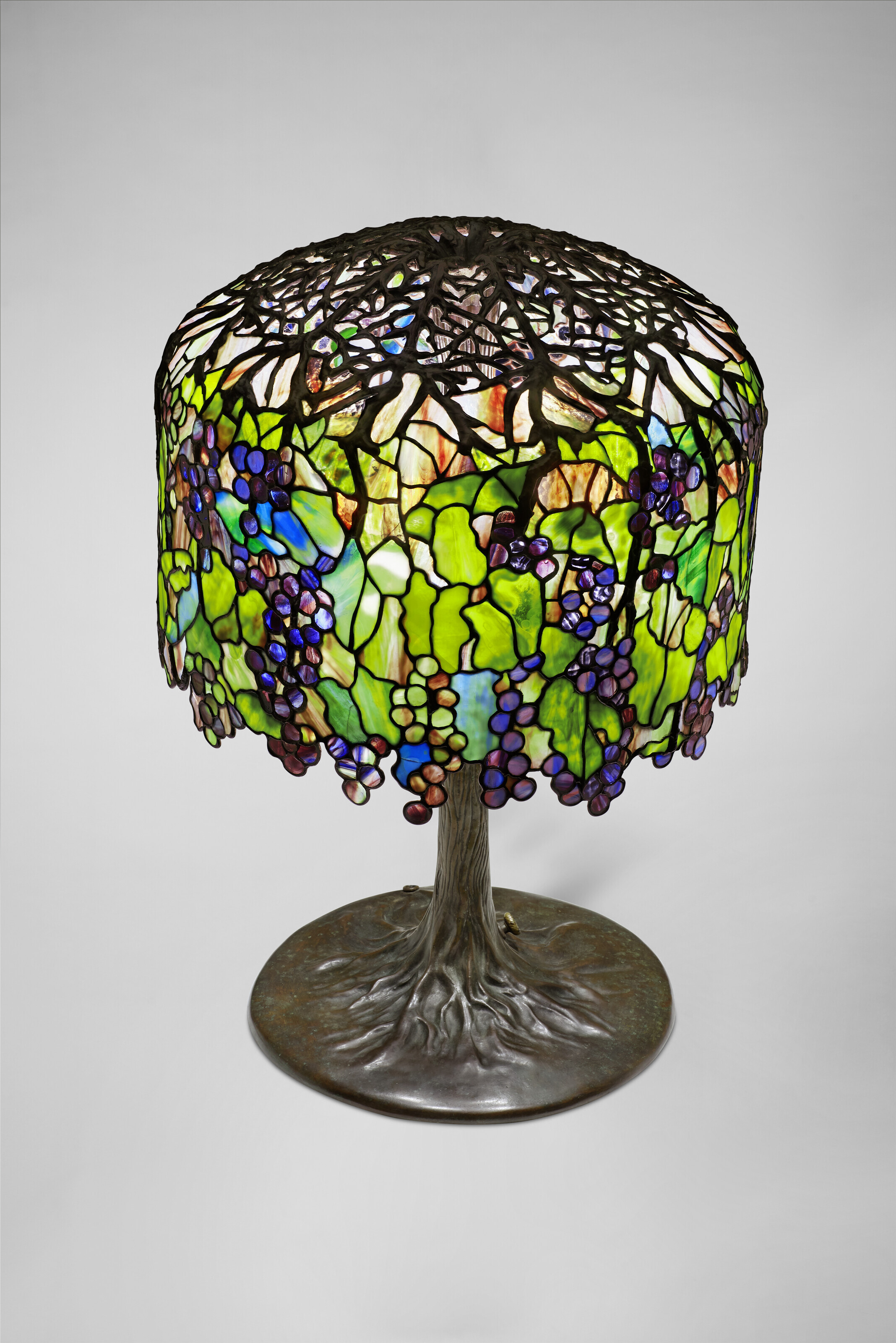 Tiffany grape lamp hot sale