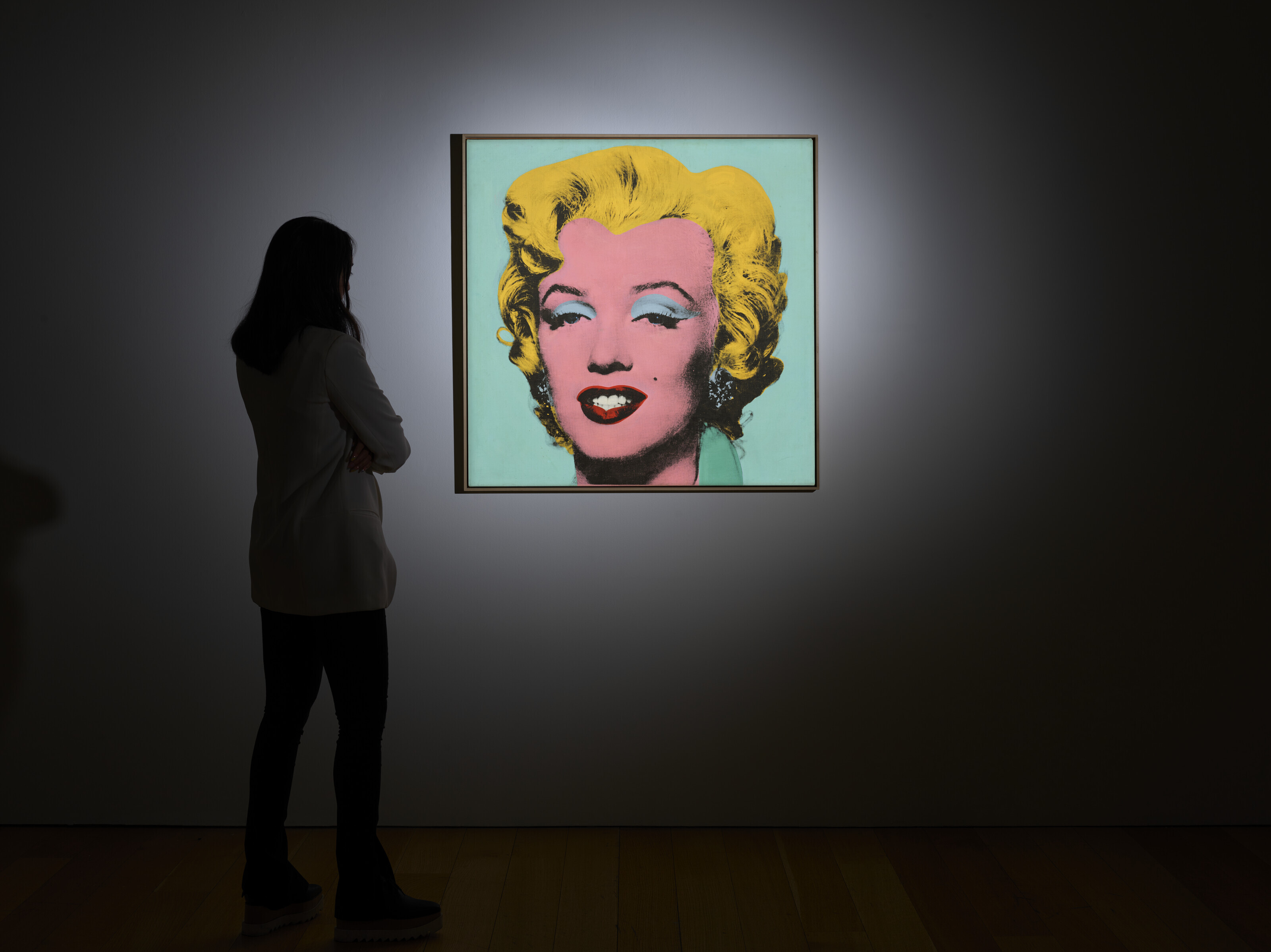ANDY WARHOL Shot Sage Blue Marilyn