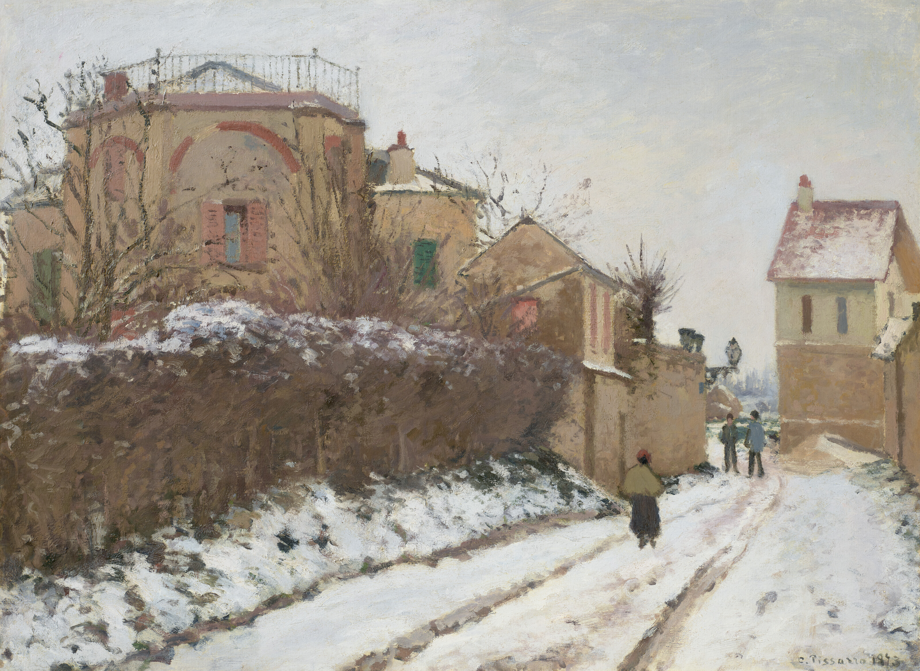 2024年最新海外 CAMILLE PISSARRO (1830-1903), Rue de la Citadelle, Pontoise 絵画