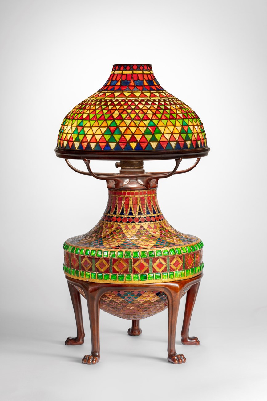 TIFFANY STUDIOS, RARE 'MOORISH' TABLE LAMP, CIRCA 1895 | Christie's
