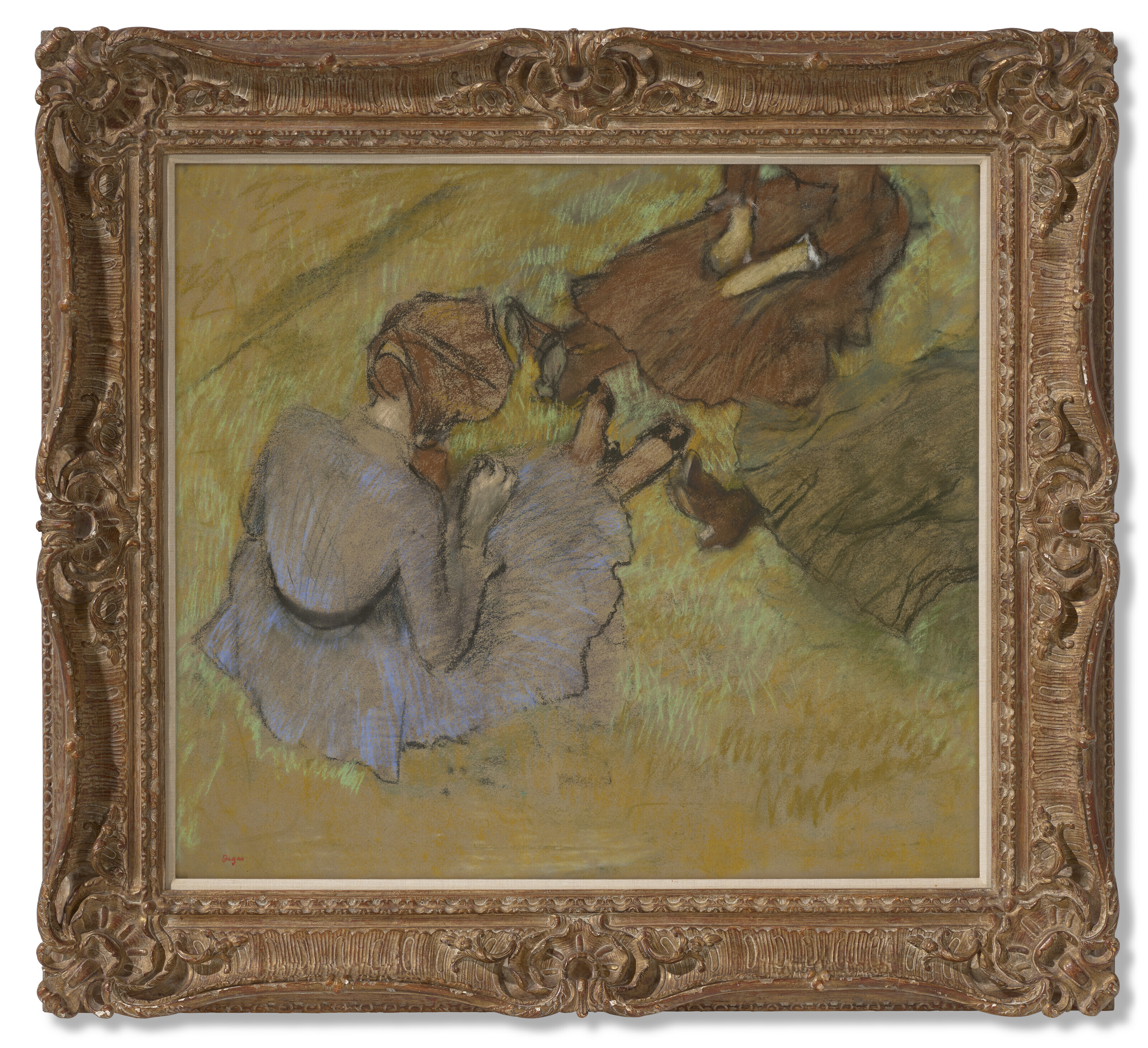 Edgar Degas、超希少画集より、新品額装付 ドガ Edgar Degas 名画 / アートポスター【 A3 / A2 サイズ・フレーム