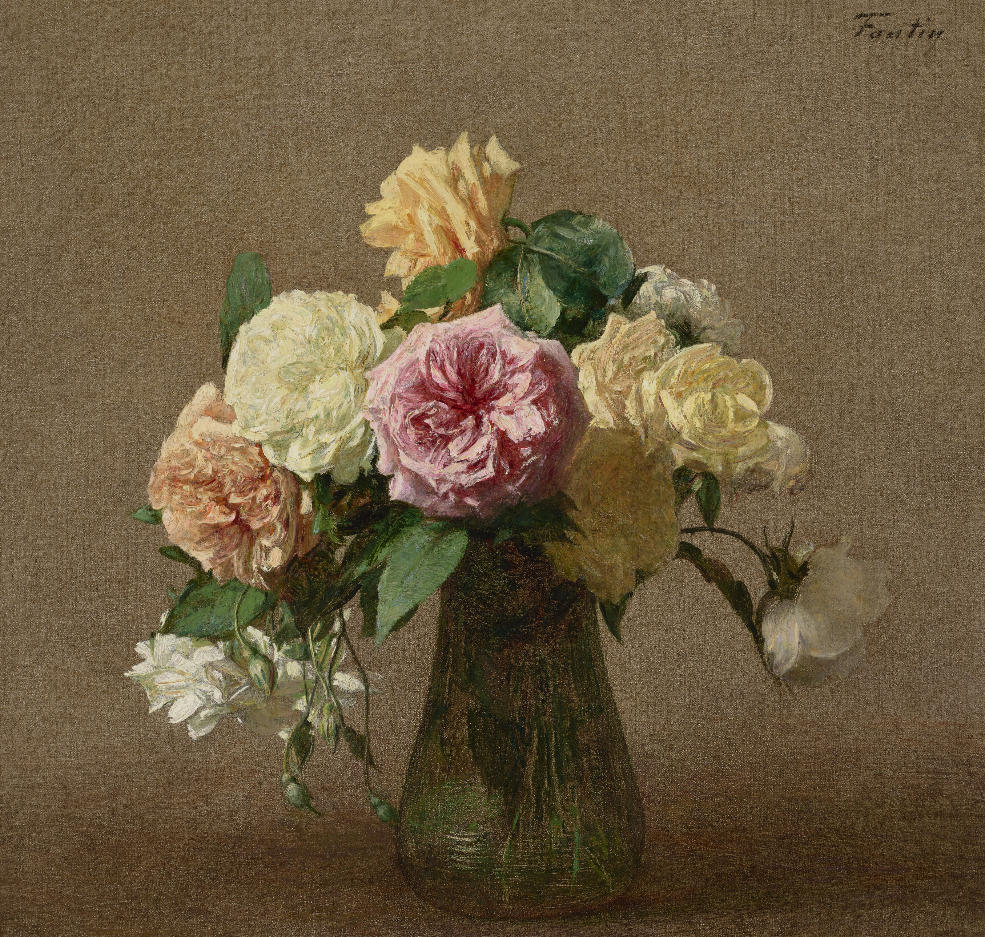Henri Fantin-Latour、Petites roses HENRI FANTIN-LATOUR (1836-1904), Roses | Christie's