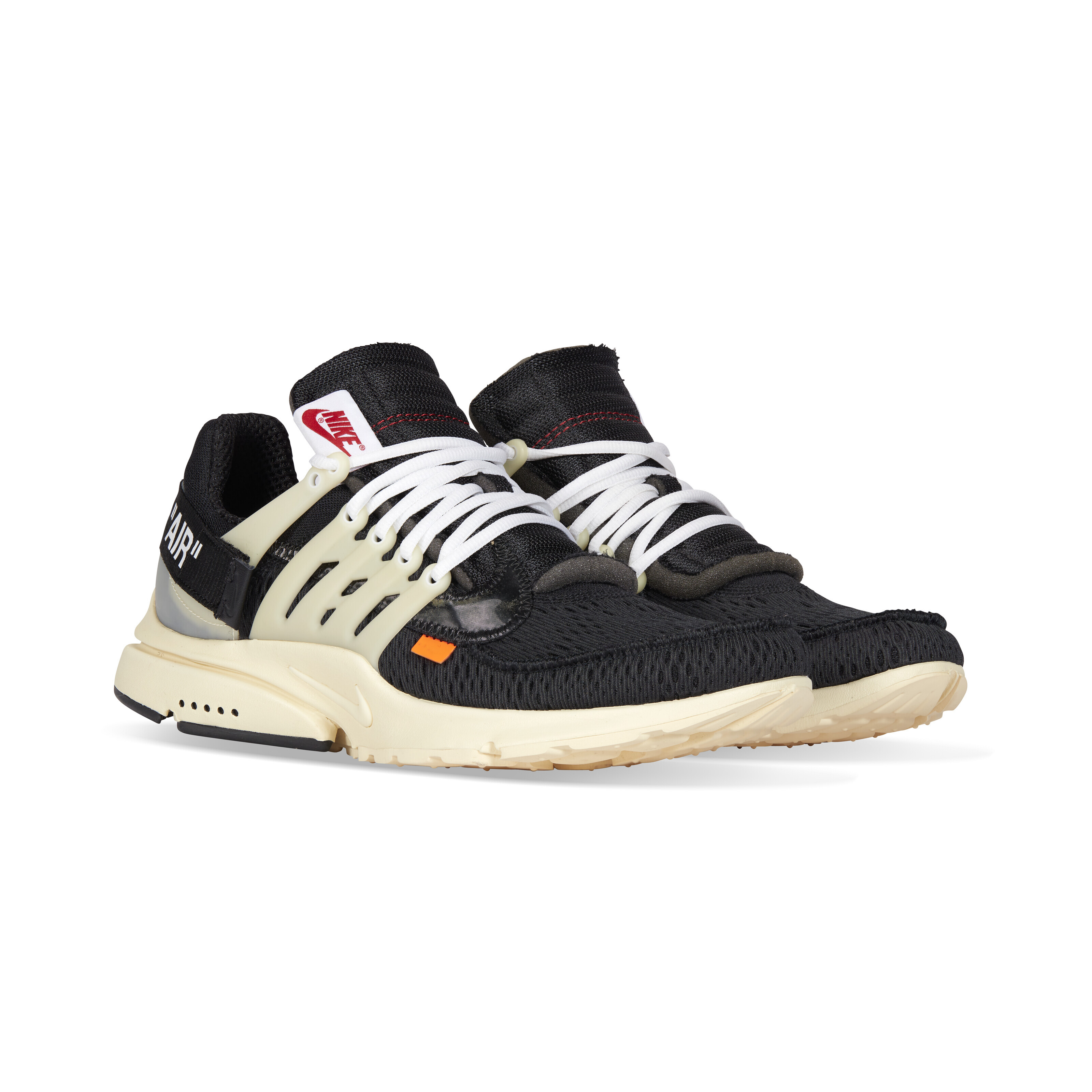 VIRGIL ABLOH SIGNED BLACK PRESTO SNEAKERS NIKE x OFF WHITE 2017