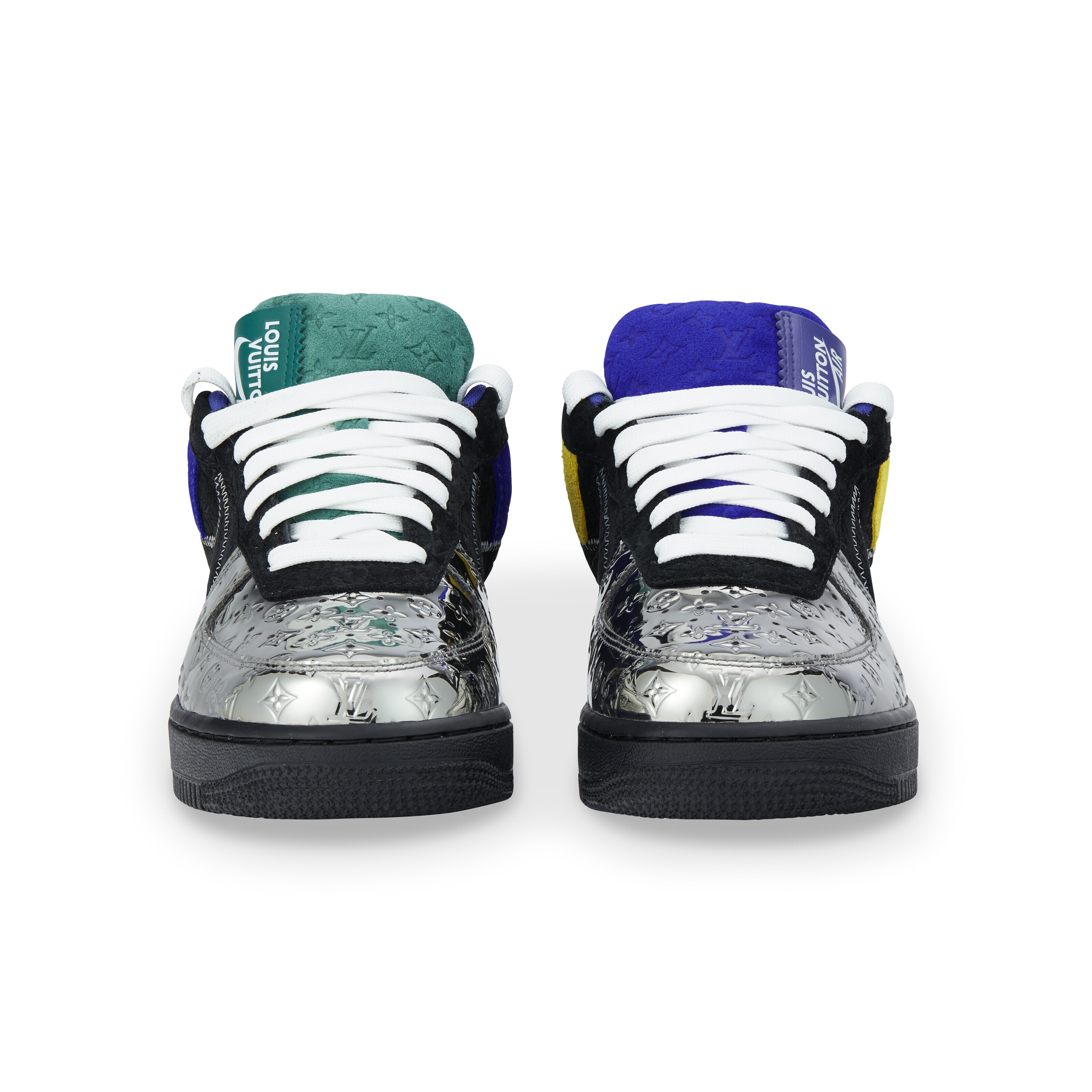 LOUIS VUITTON NIKE AIR FORCE 1 LOW SILVER SNEAKER BY VIRGIL ABLOH, LOUIS  VUITTON X NIKE, 2022 | Christie's