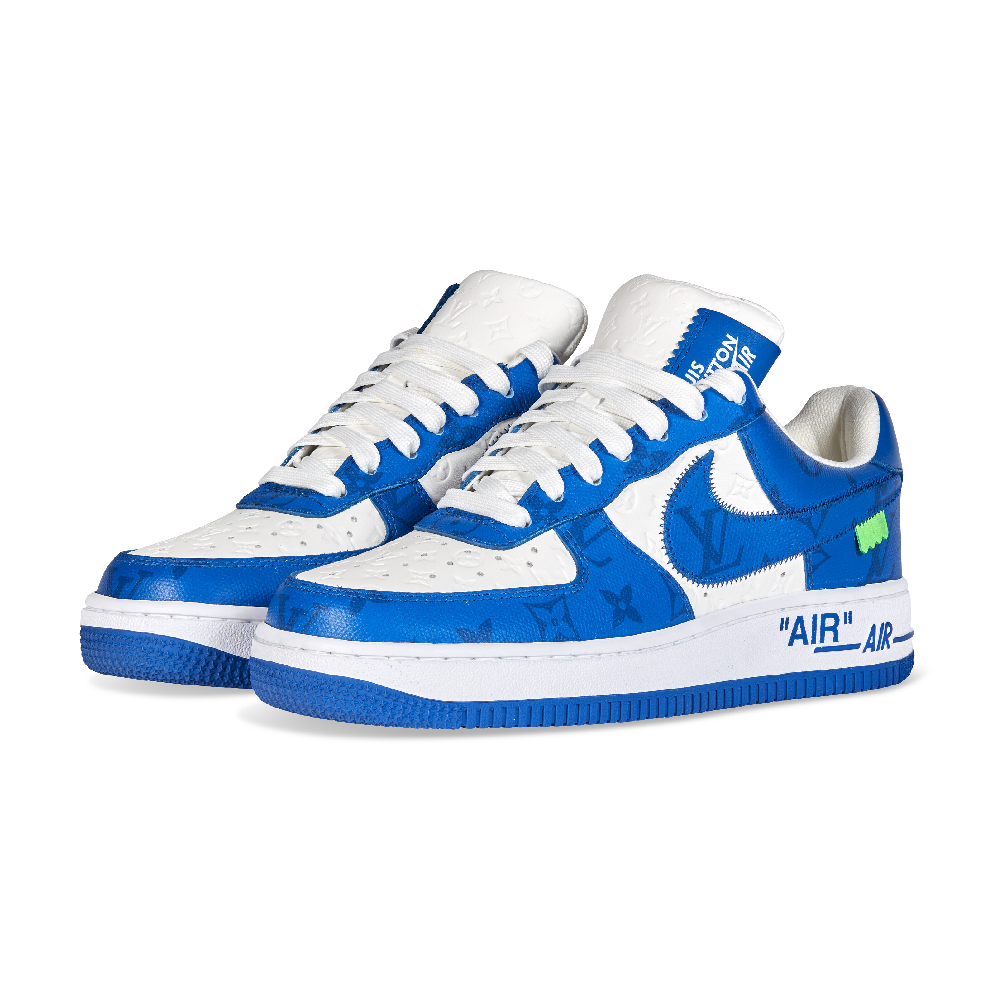 LOUIS VUITTON NIKE AIR FORCE 1 LOW BLUE SNEAKER BY VIRGIL ABLOH, LOUIS  VUITTON X NIKE, 2022