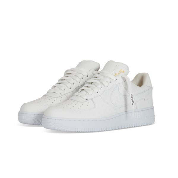 Louis Vuitton Nike Air Force 1 Low by Virgil Abloh Metallic Gold