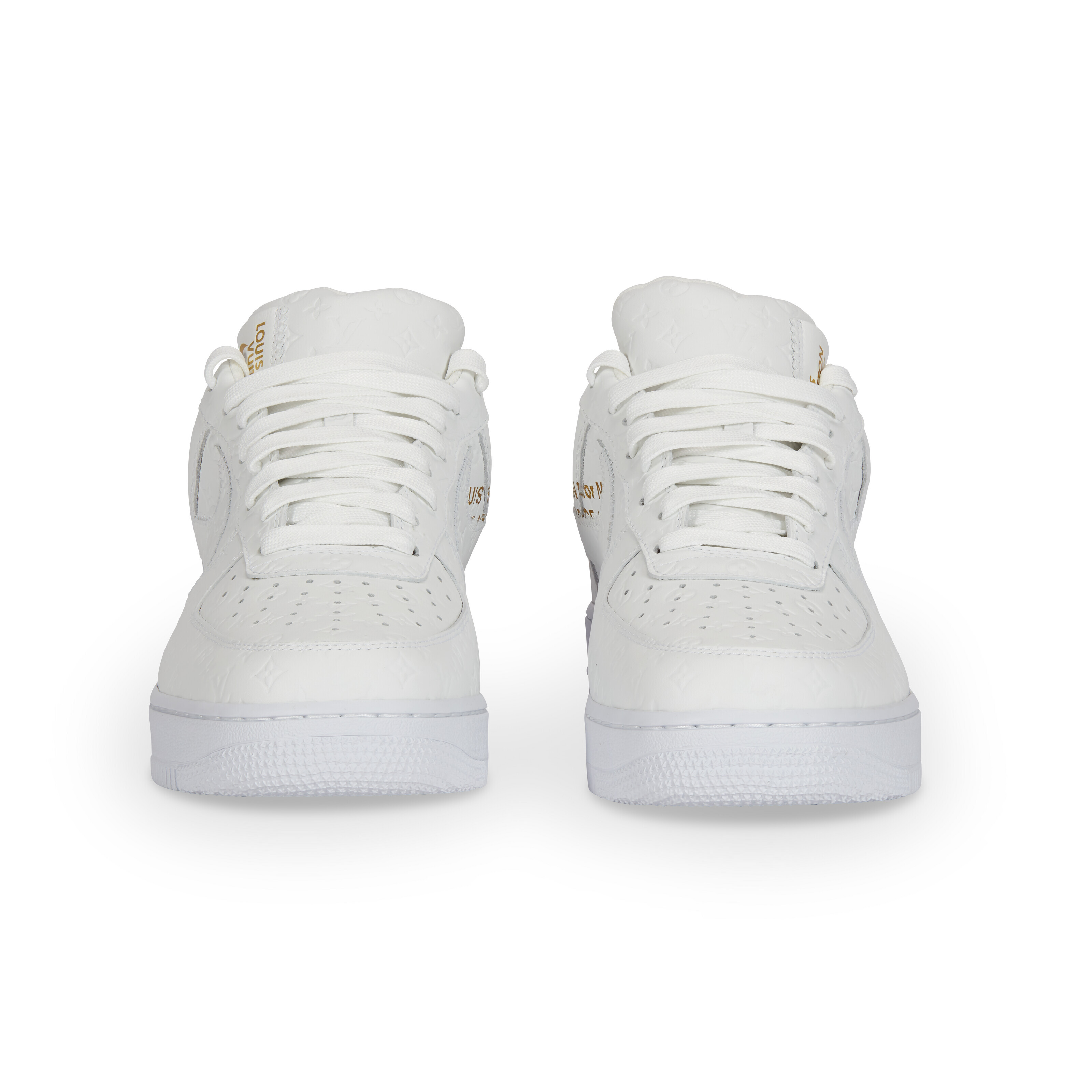 LOUIS VUITTON AIR FORCE 1 VIRGIL ABLOH WHITE LOW TOP SIZE 9