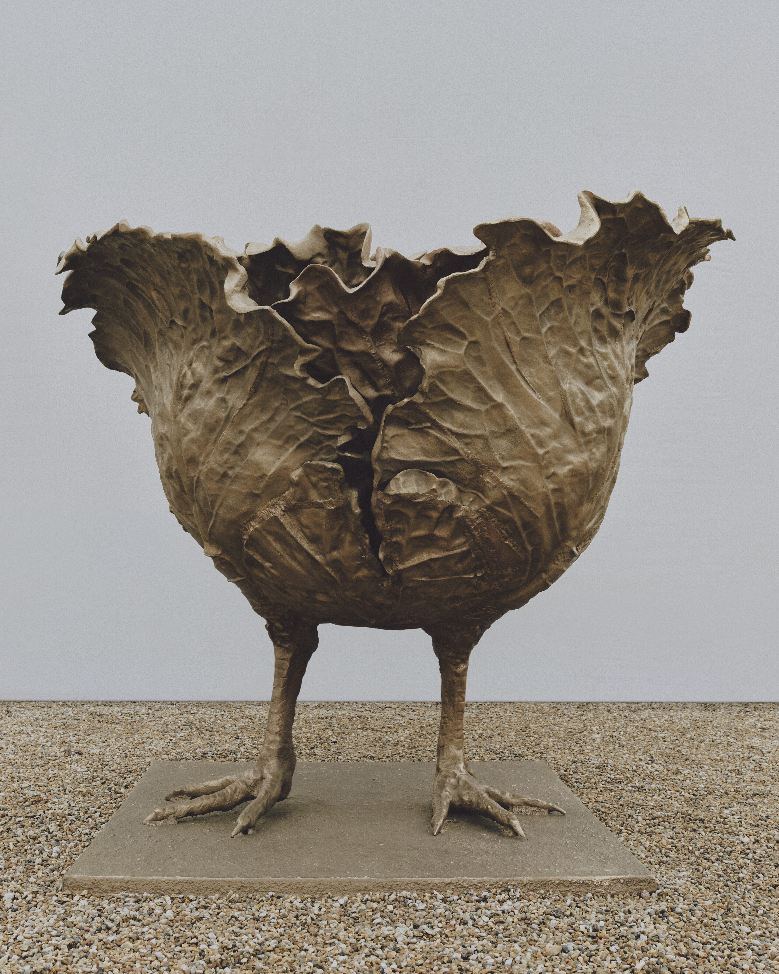 Claude Lalanne (1925-2019), Tr&egrave;s Grand Choupatte, 2014.&nbsp;Gilt bronze. 46⅛ x 54&frac34; x 52 in (117 x 139 x 132 cm). Sold for $3,540,000 in&nbsp;Sculpting Paradise: The Collection of Marie Lalanne on 7 December 2022 at Christie&rsquo;s in New York