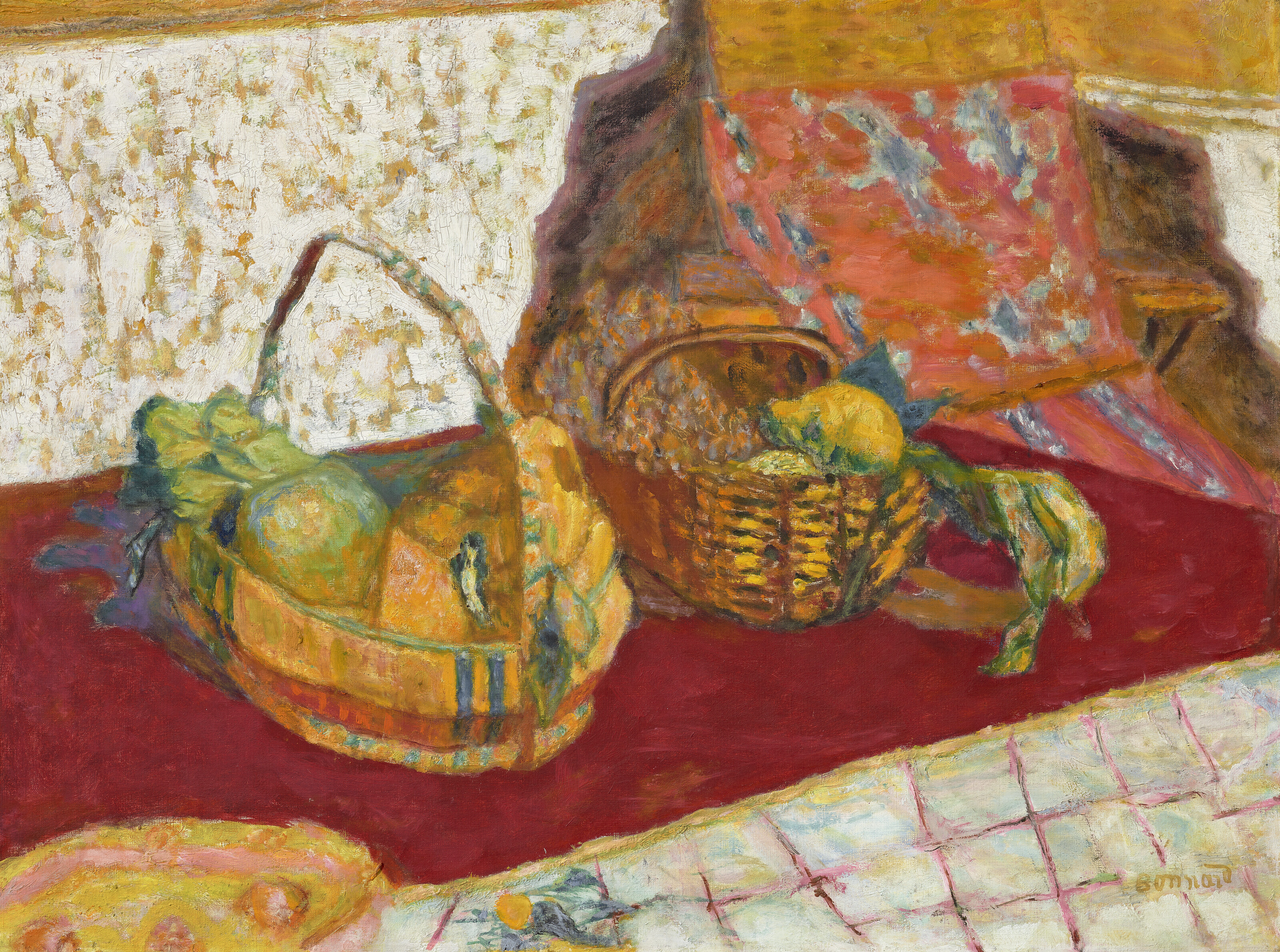 PIERRE BONNARD (1867-1947), Deux corbeilles de fruits | Christies