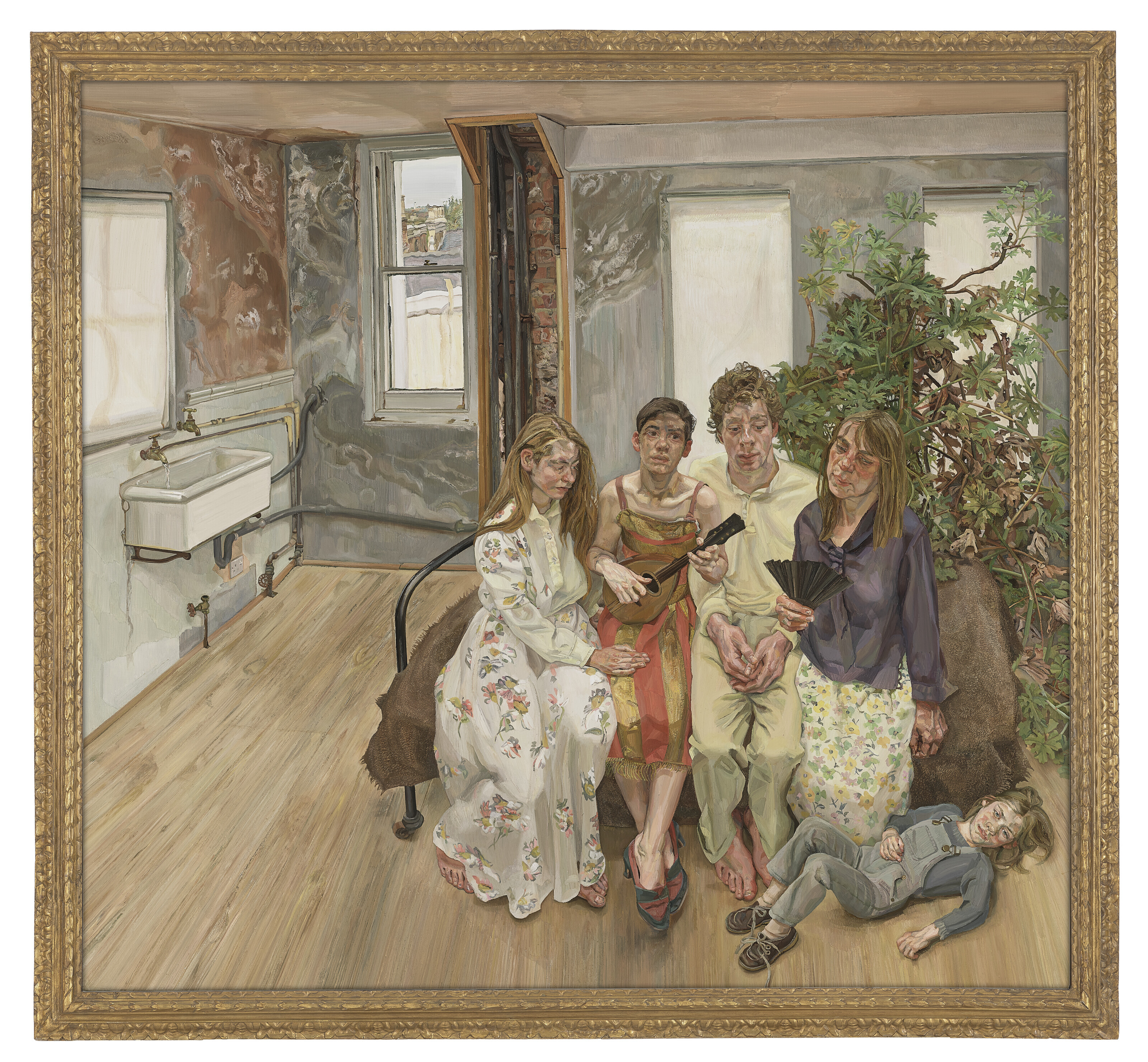 LUCIAN FREUD (1922-2011), Large Interior, W11 (after Watteau