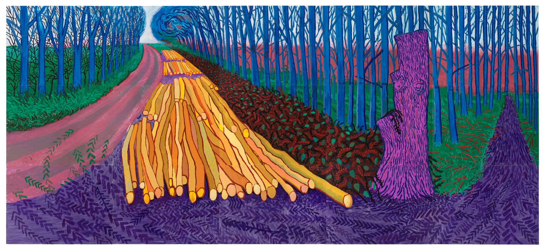 DAVID HOCKNEY (b. 1937), Winter Timber Christie's